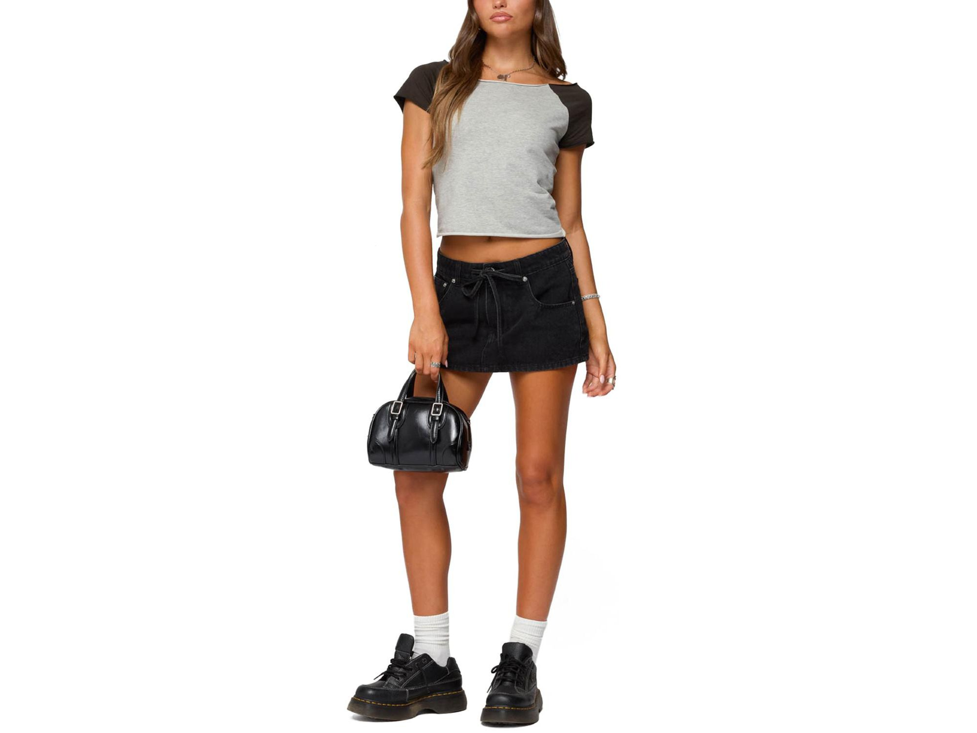 Liva Contrast Raglan T Shirt — Image 4
