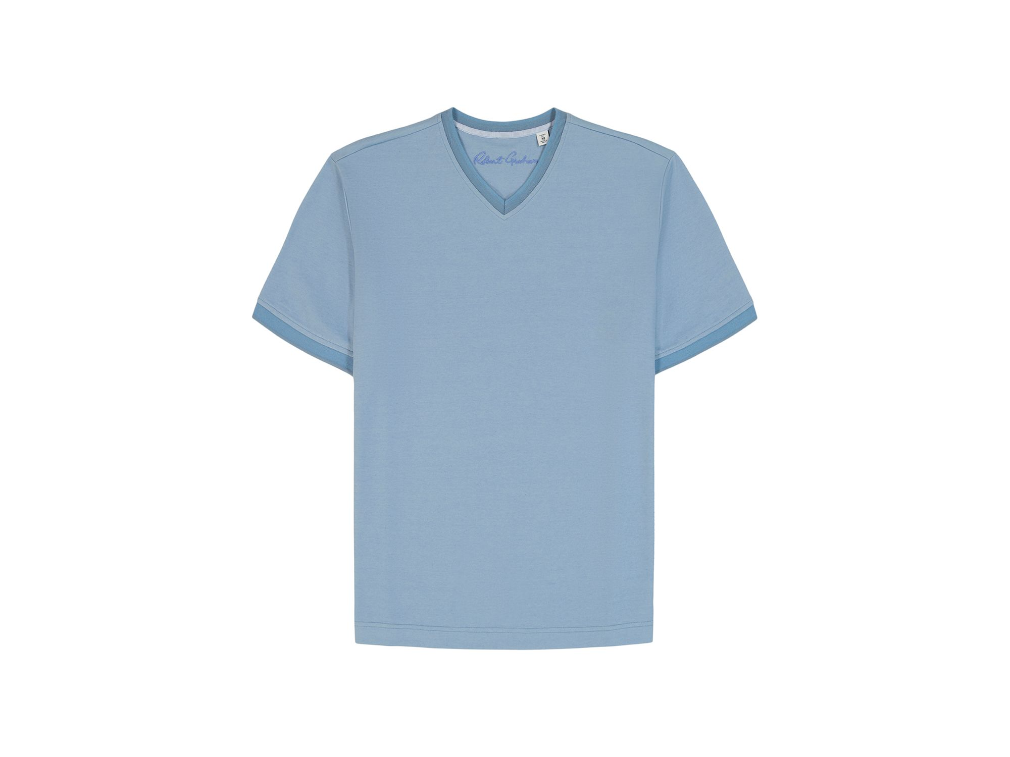 Holton Knit V Neck Tee — Image 6