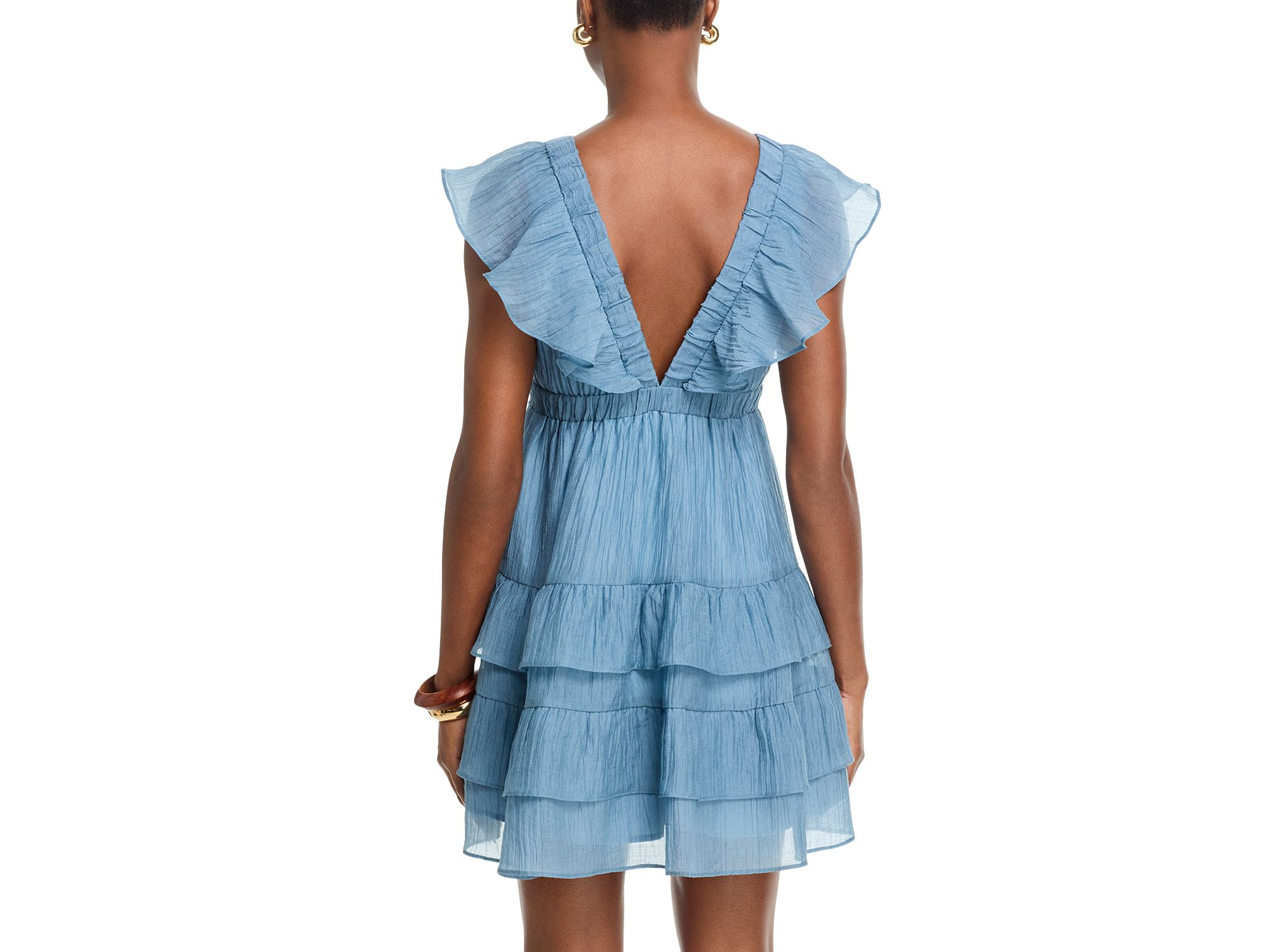 Ruffle Mini Dress - Exclusive — Image 3
