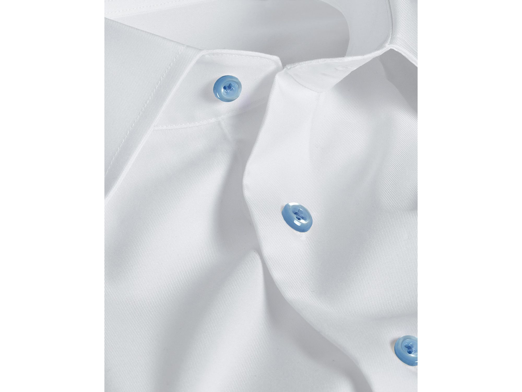 Slim Fit Super Fine Twill Dress Shirt — Image 3