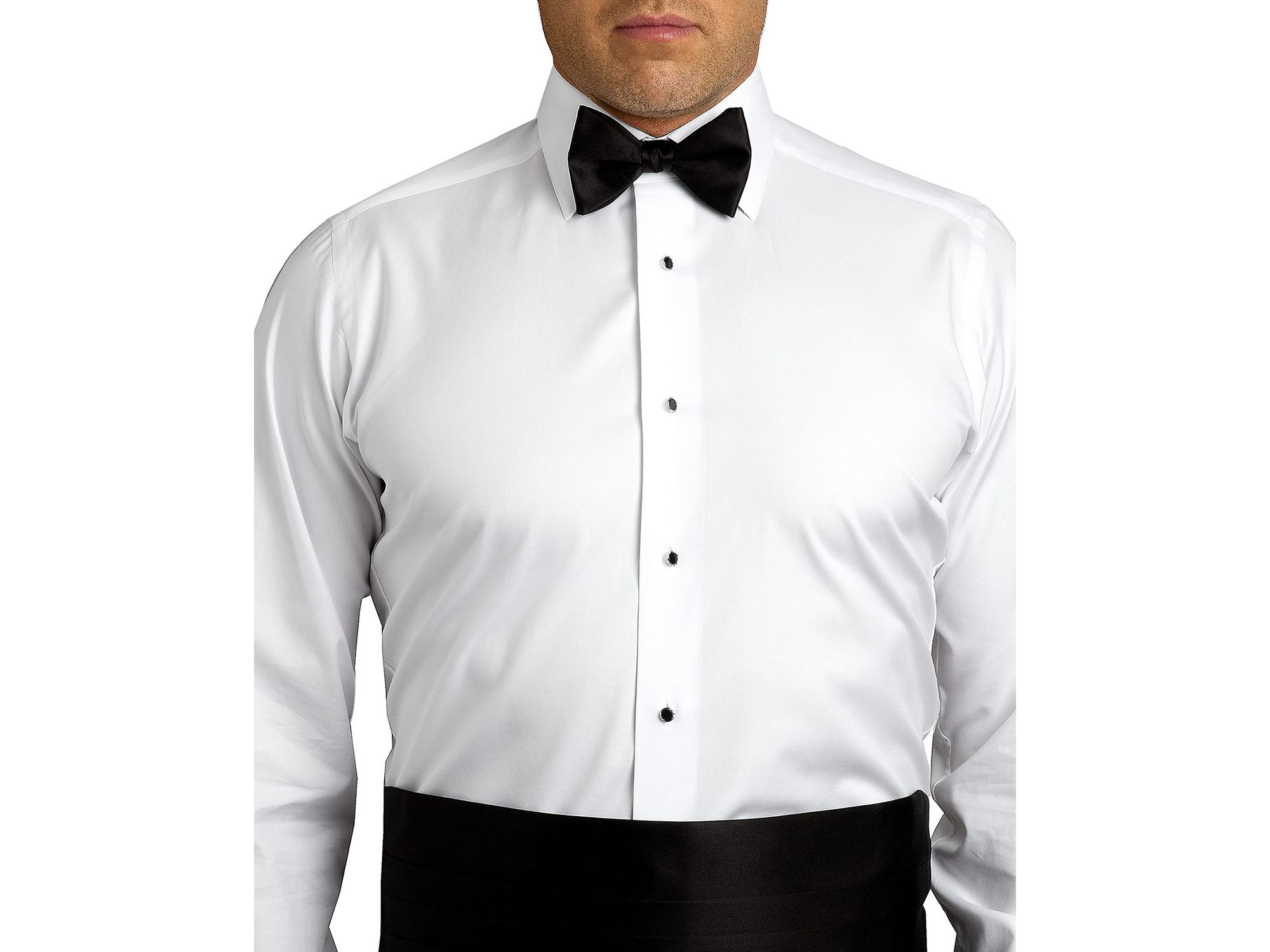 Silk Satin Pre Tied Bow Tie — Image 3