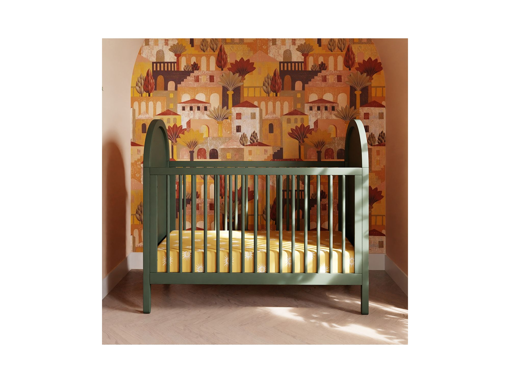 Bondi 3 in 1 Convertible Crib with Toddler Bed Conversion Kit — Image 4