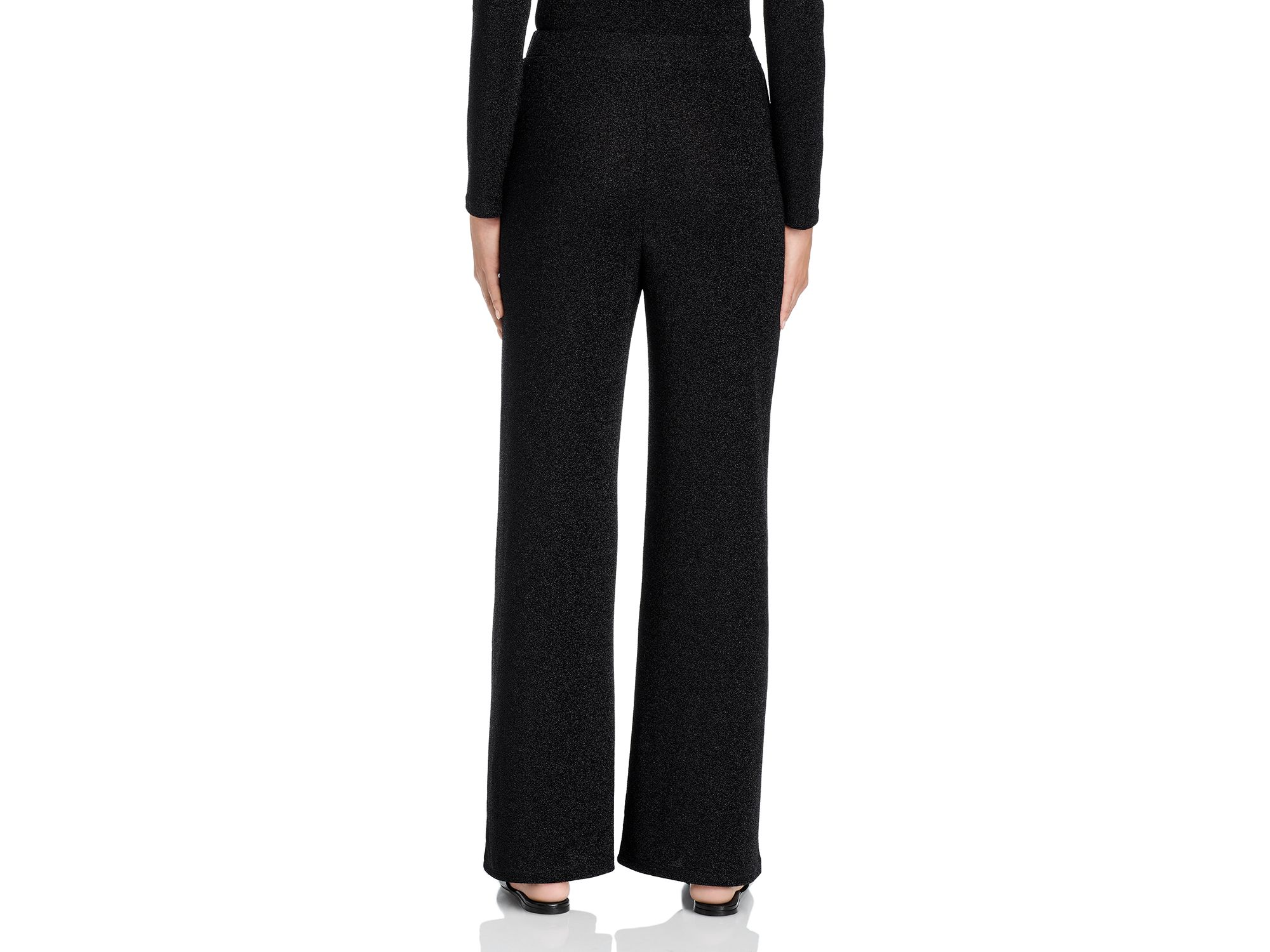 Shimmer Knit Wide Leg Pants - Exclusive — Image 3