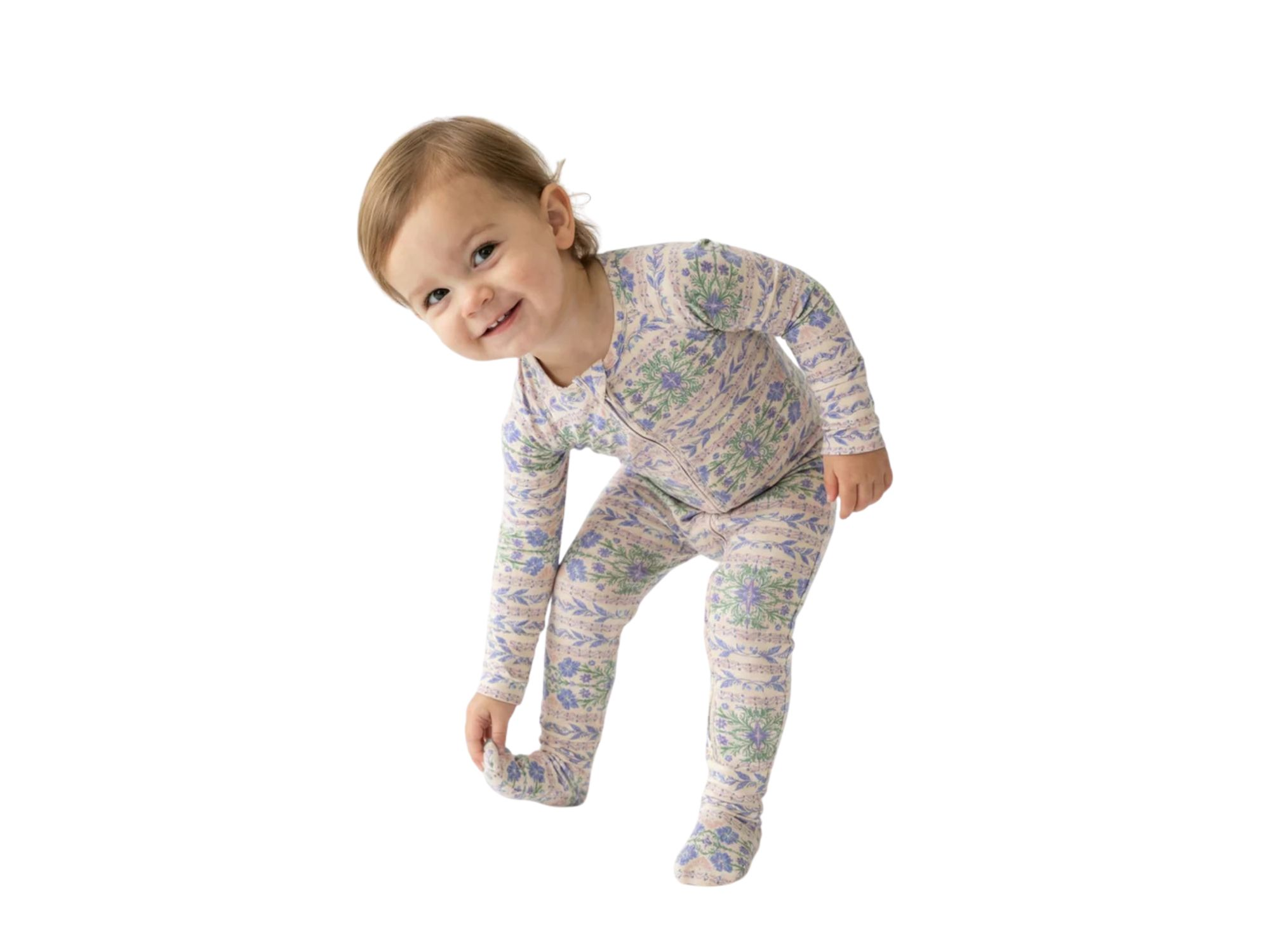 Girls' Spring Cascade Bamboo Sleeper - Baby — Image 5