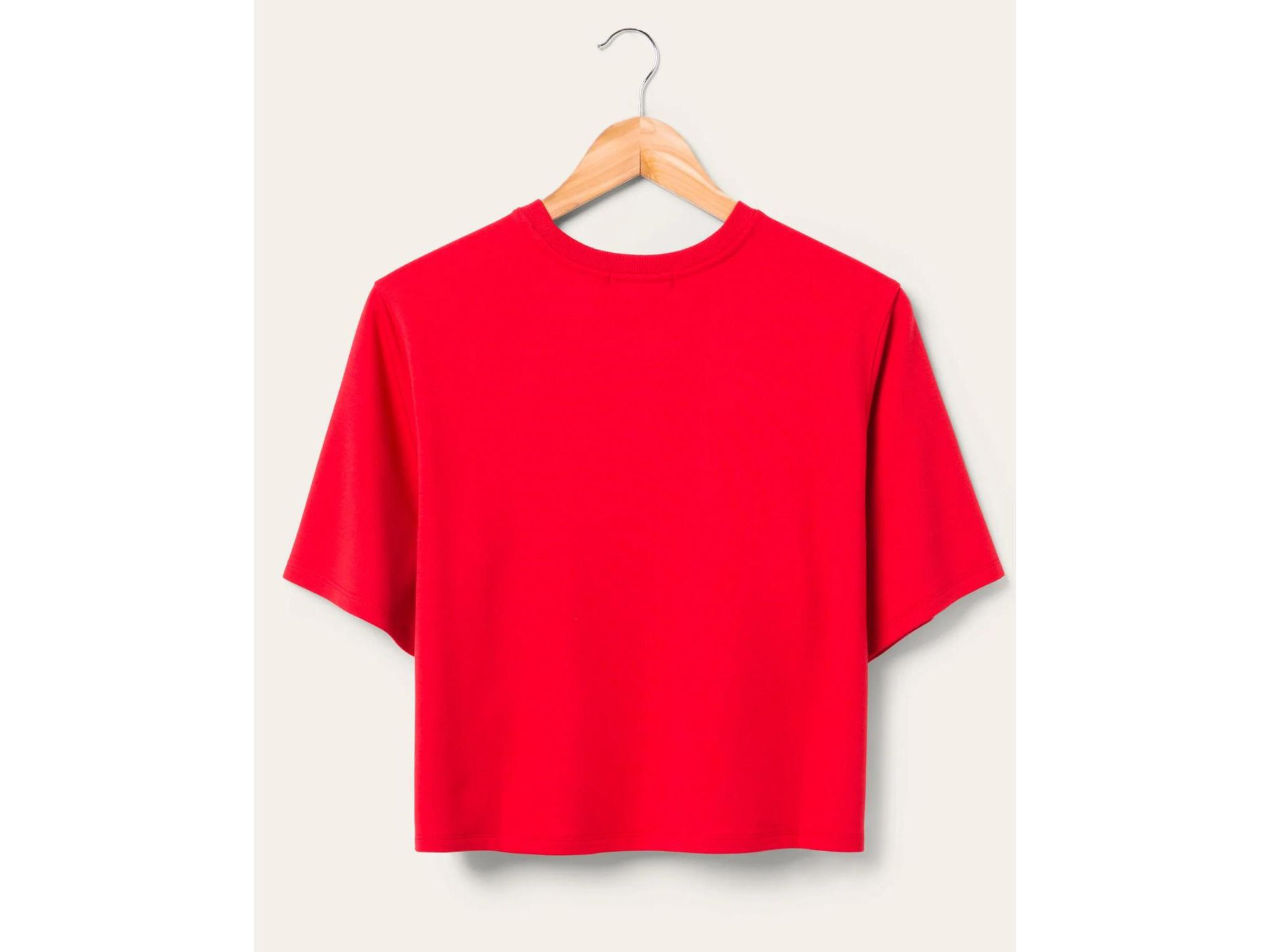 Women's NFL Kansas City Chiefs Color Block Crop Tee — Image 3