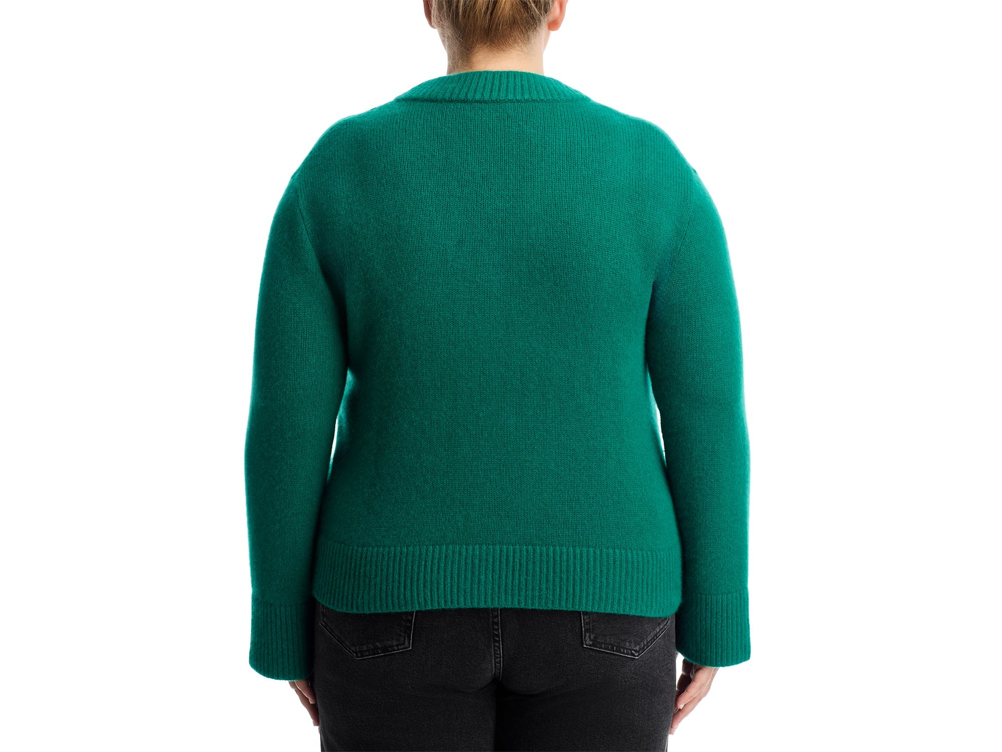 100% Cashmere New V Neck Sweater - Exclusive — Image 4