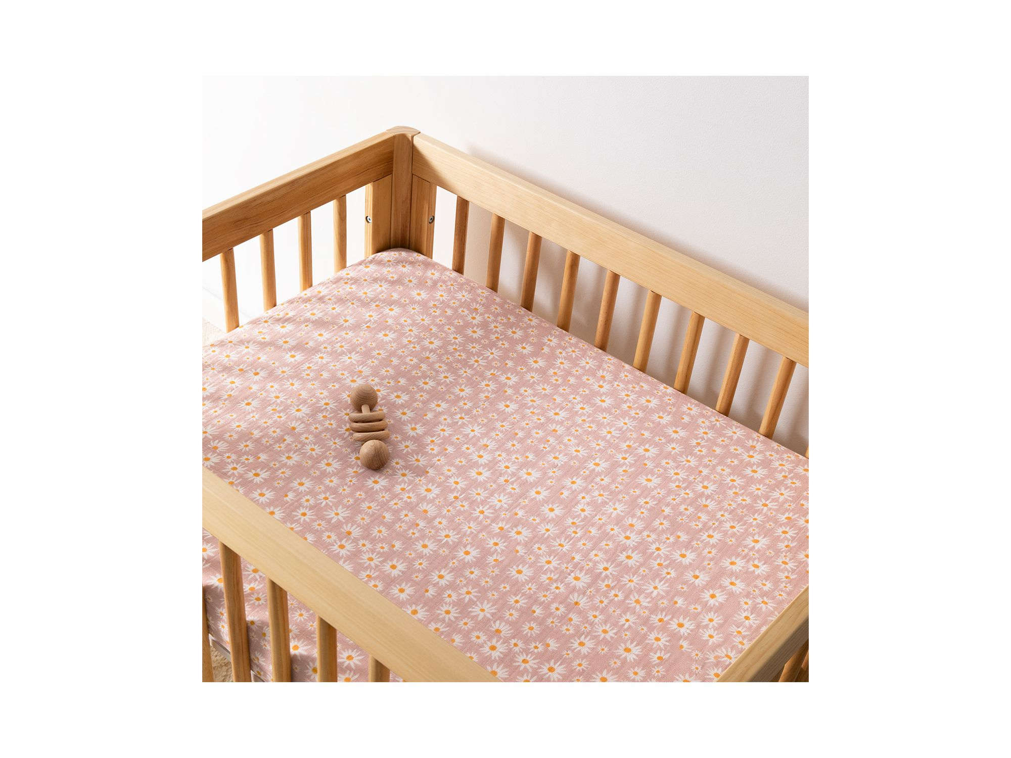 All Stages Midi Crib Sheet in GOTS Certified Organic Muslin Cotton — Image 6