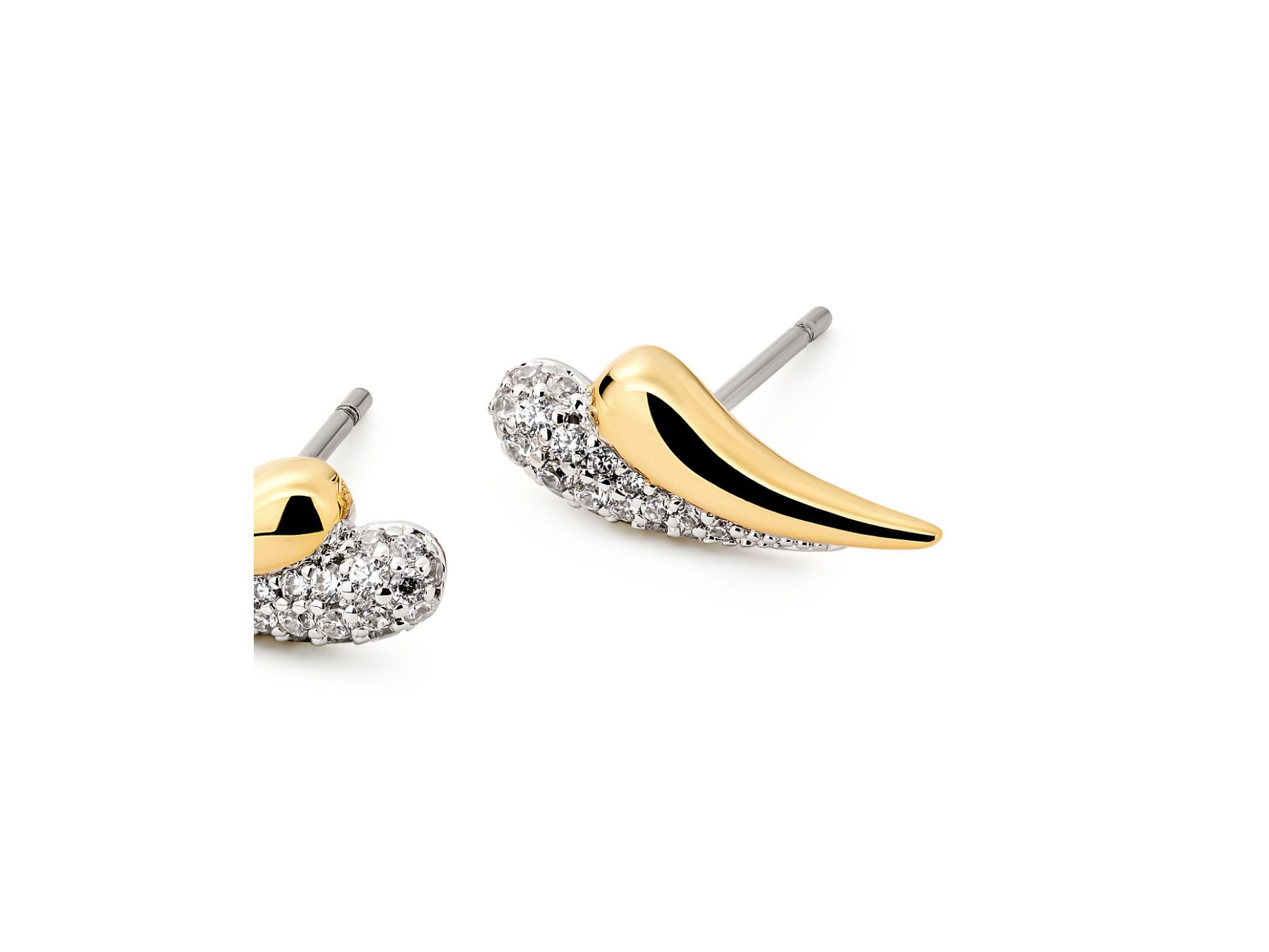 Gold Lowen Statement Earrings — Image 4