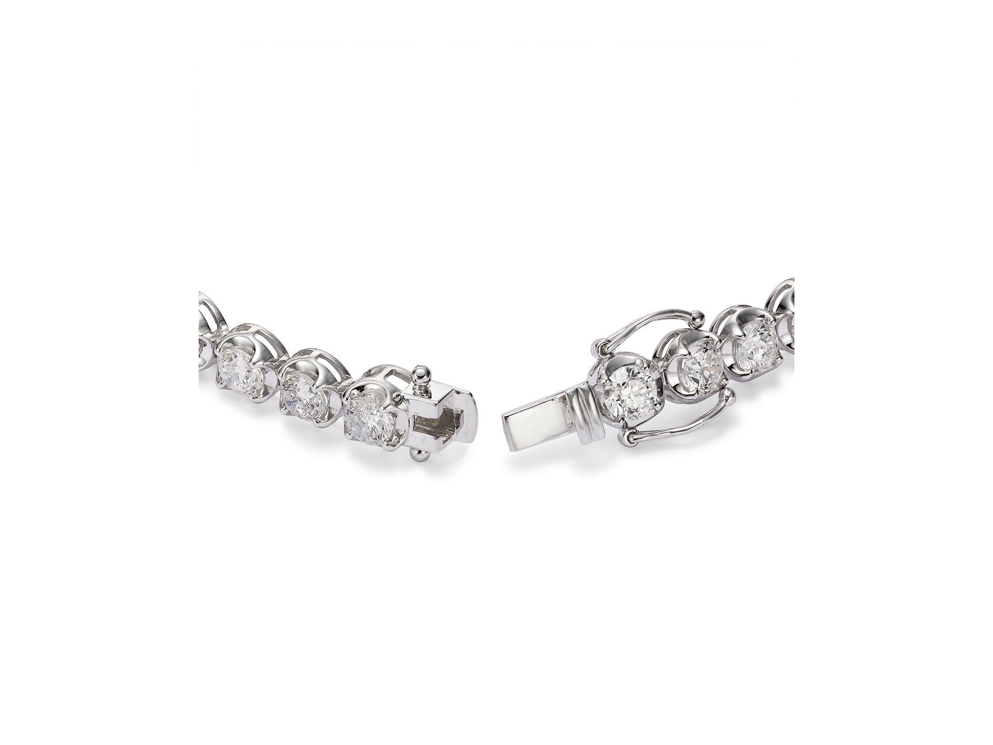 Certified Colorless Diamond Tennis Bracelet Collection in 14K White Gold, 2.0-10.0 tcw — Image 15