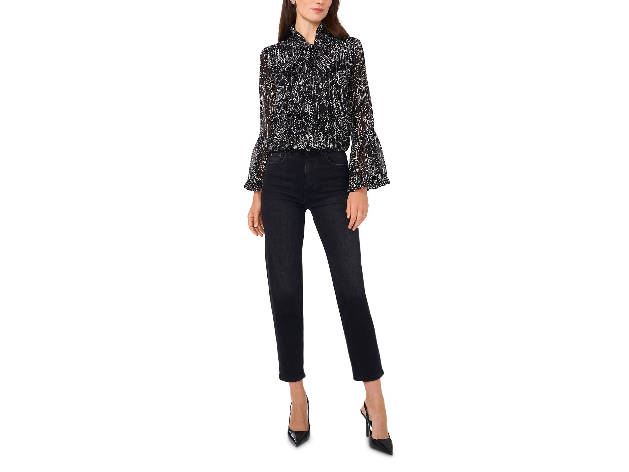 Fan Sleeve Blouse — Image 4