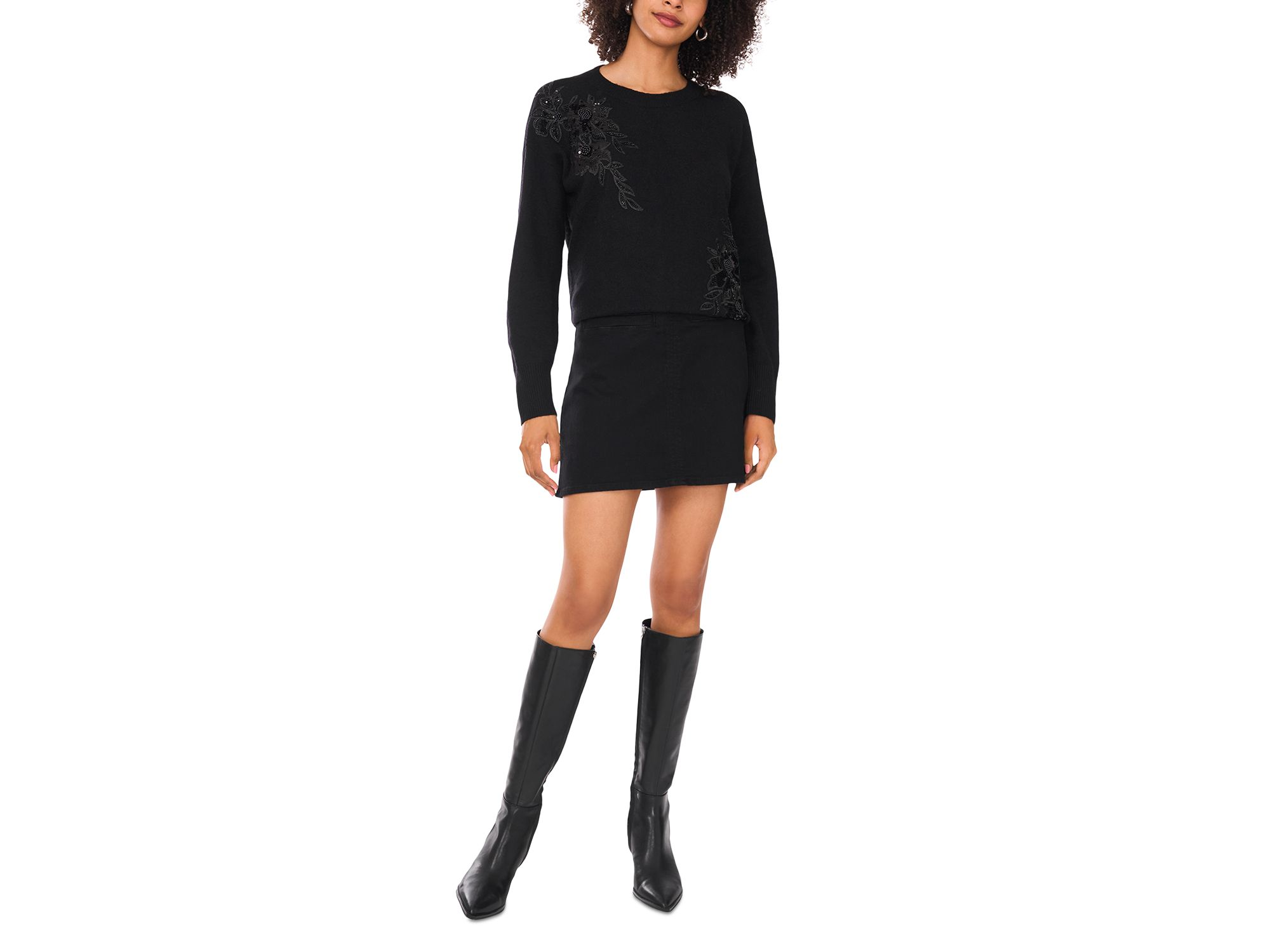 Embellished Crewneck Sweater — Image 4