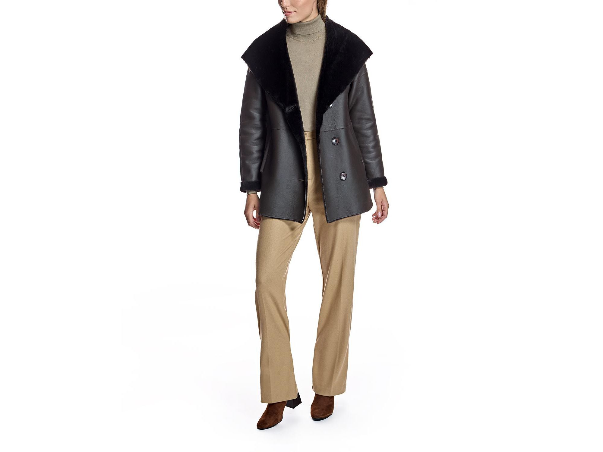 Reversible Nappa Shearling — Image 6