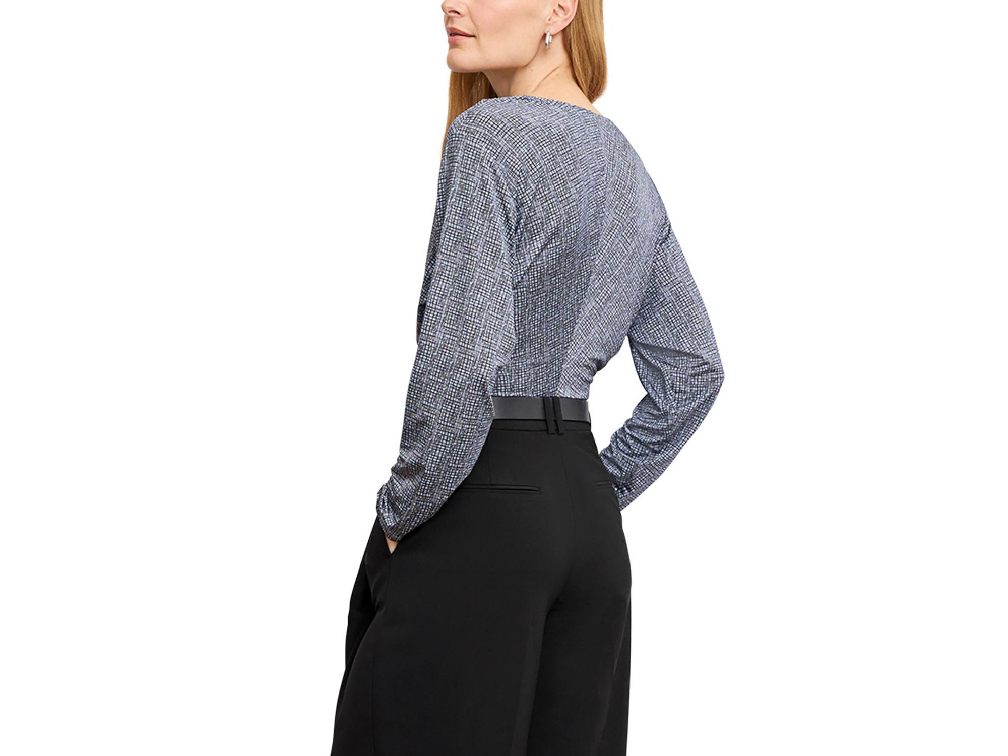 Amina Ruched Top - Printed Jersey — Image 5