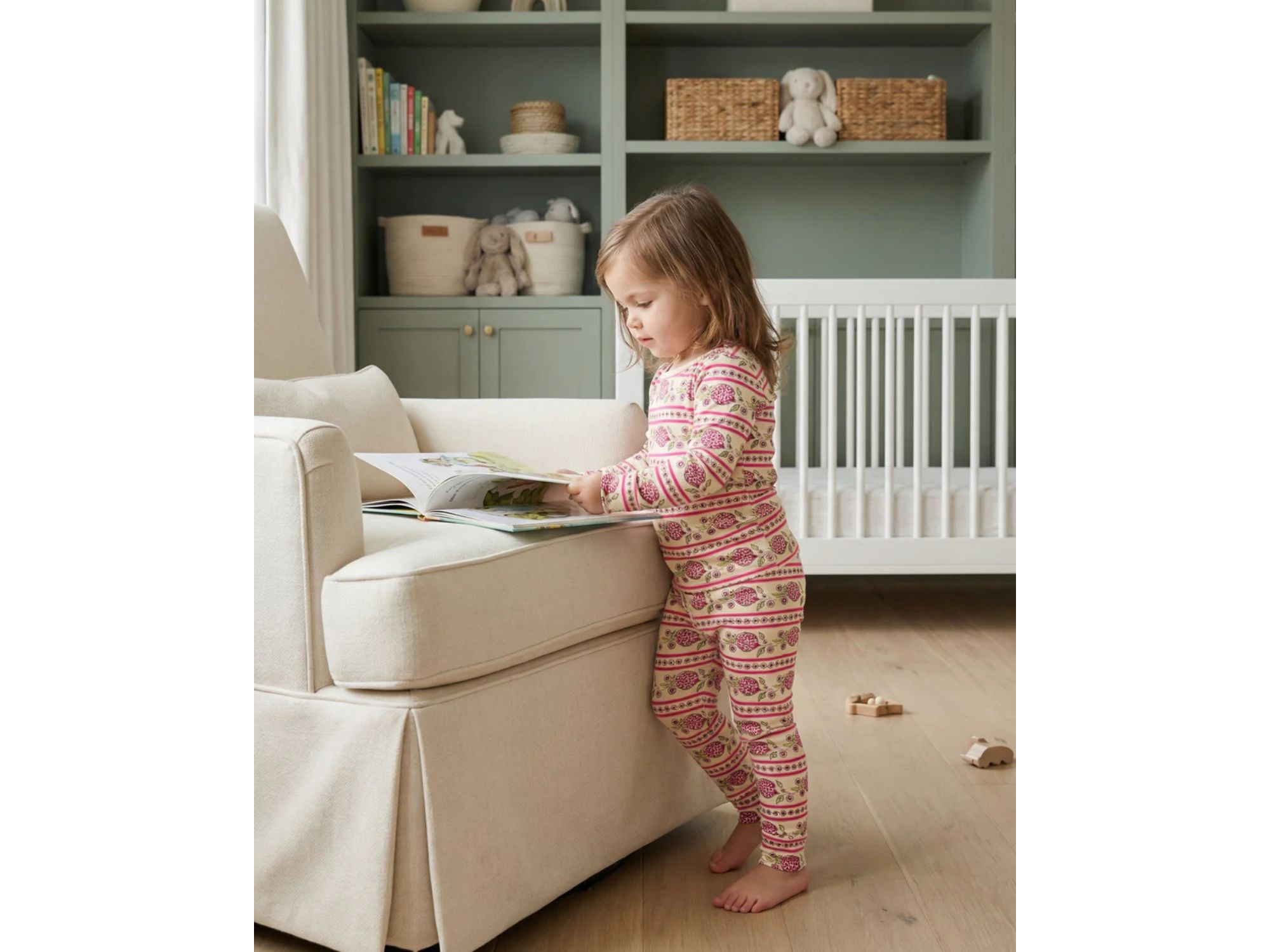 Girls' Pomegranate Soiree Pajama Set - Baby, Little Kid — Image 4