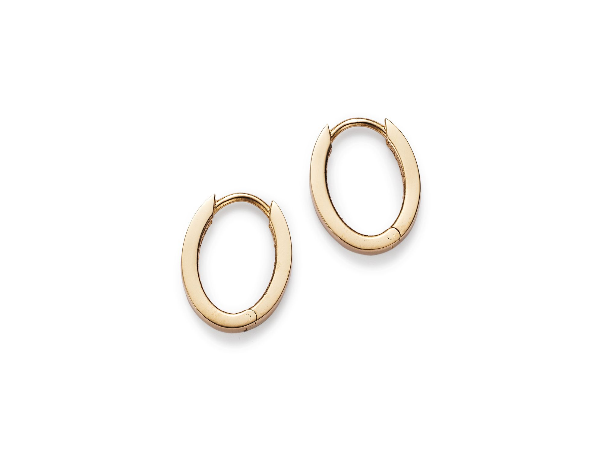 Huggie Hoop Earrings in 14K Yellow Gold — Image 4