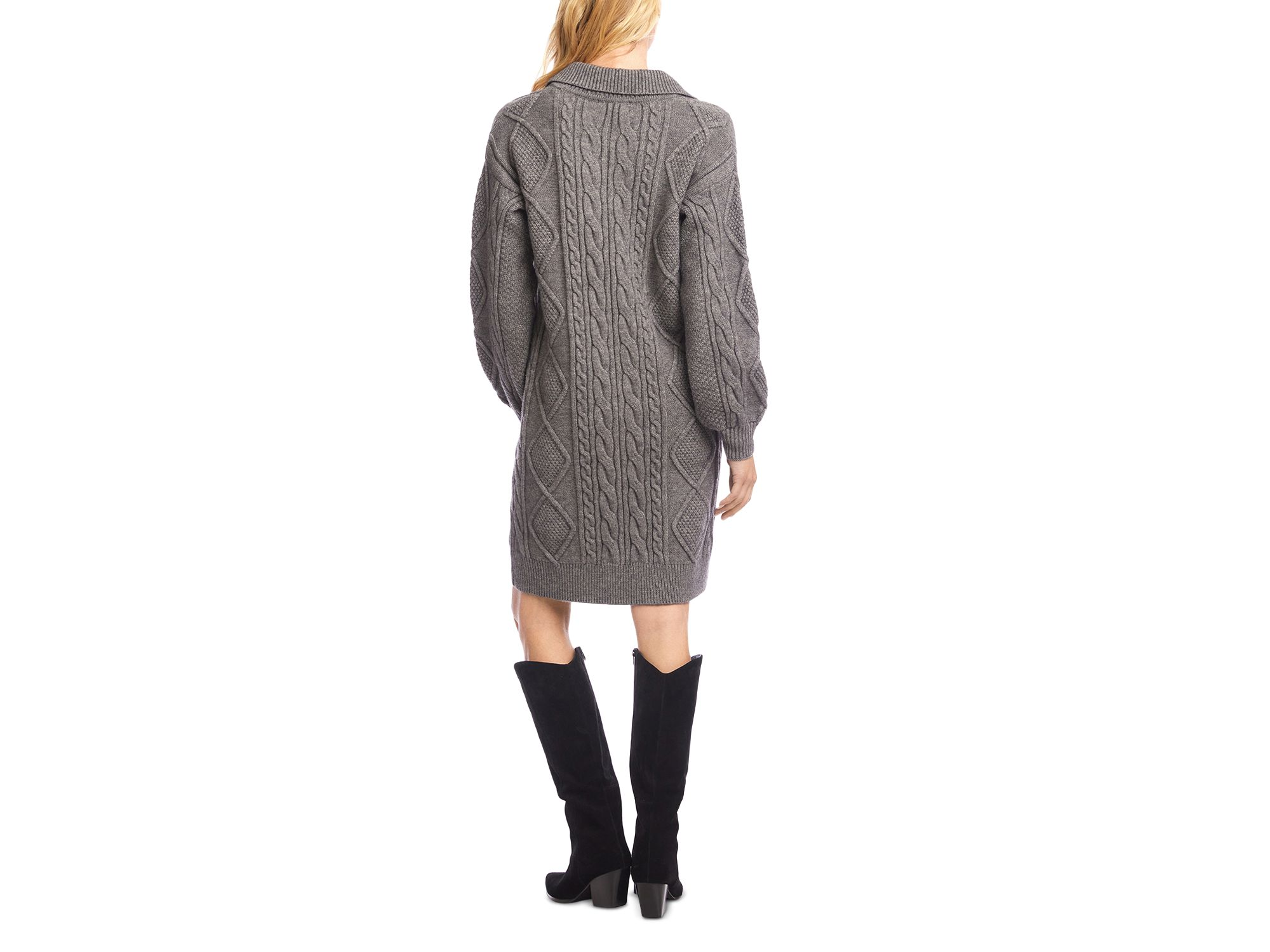 Cable Knit Sweater Dress — Image 5