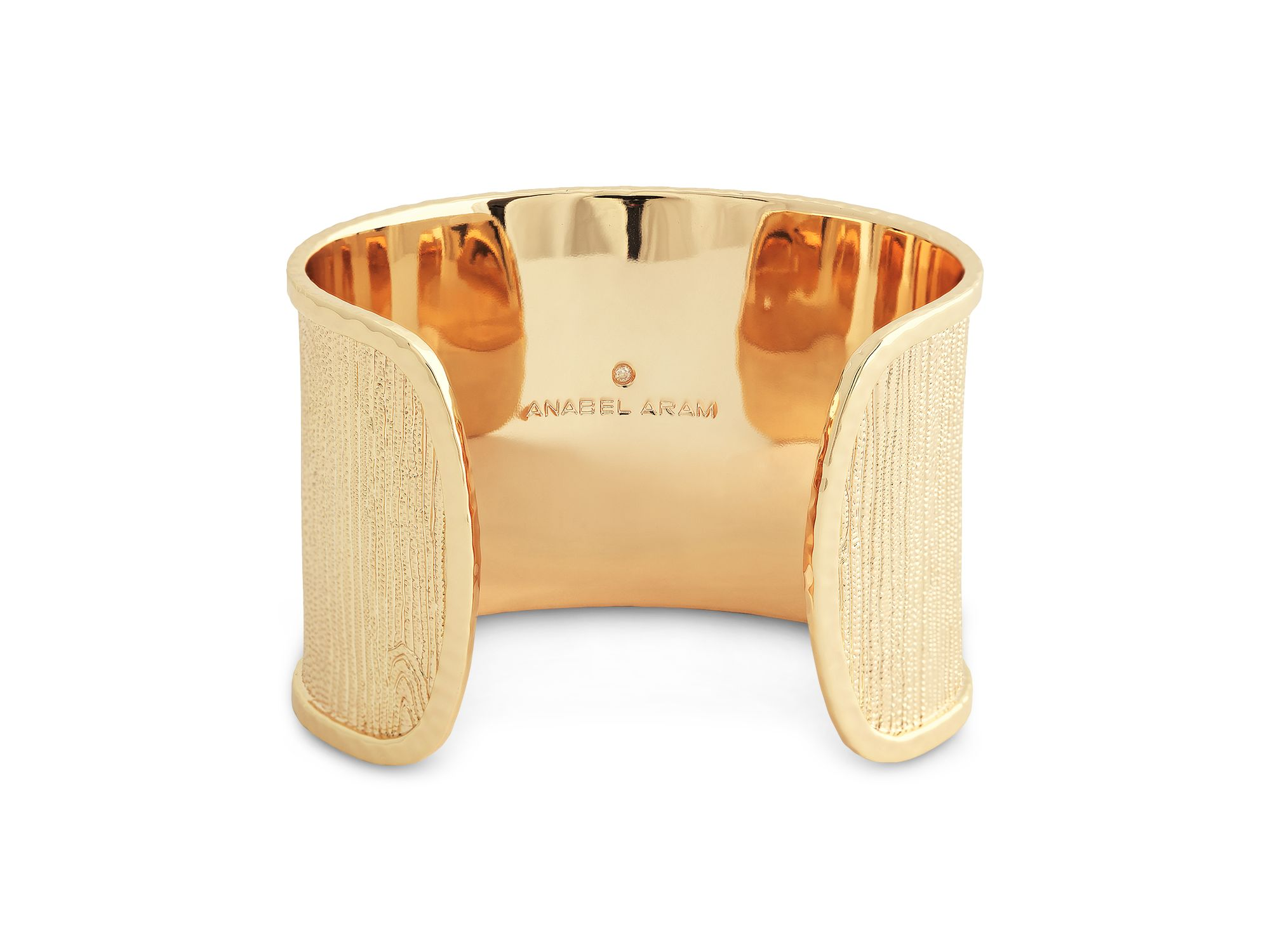 Enchanted Forest Bark Cuff Bracelet in 18K Gold Plated — Image 3
