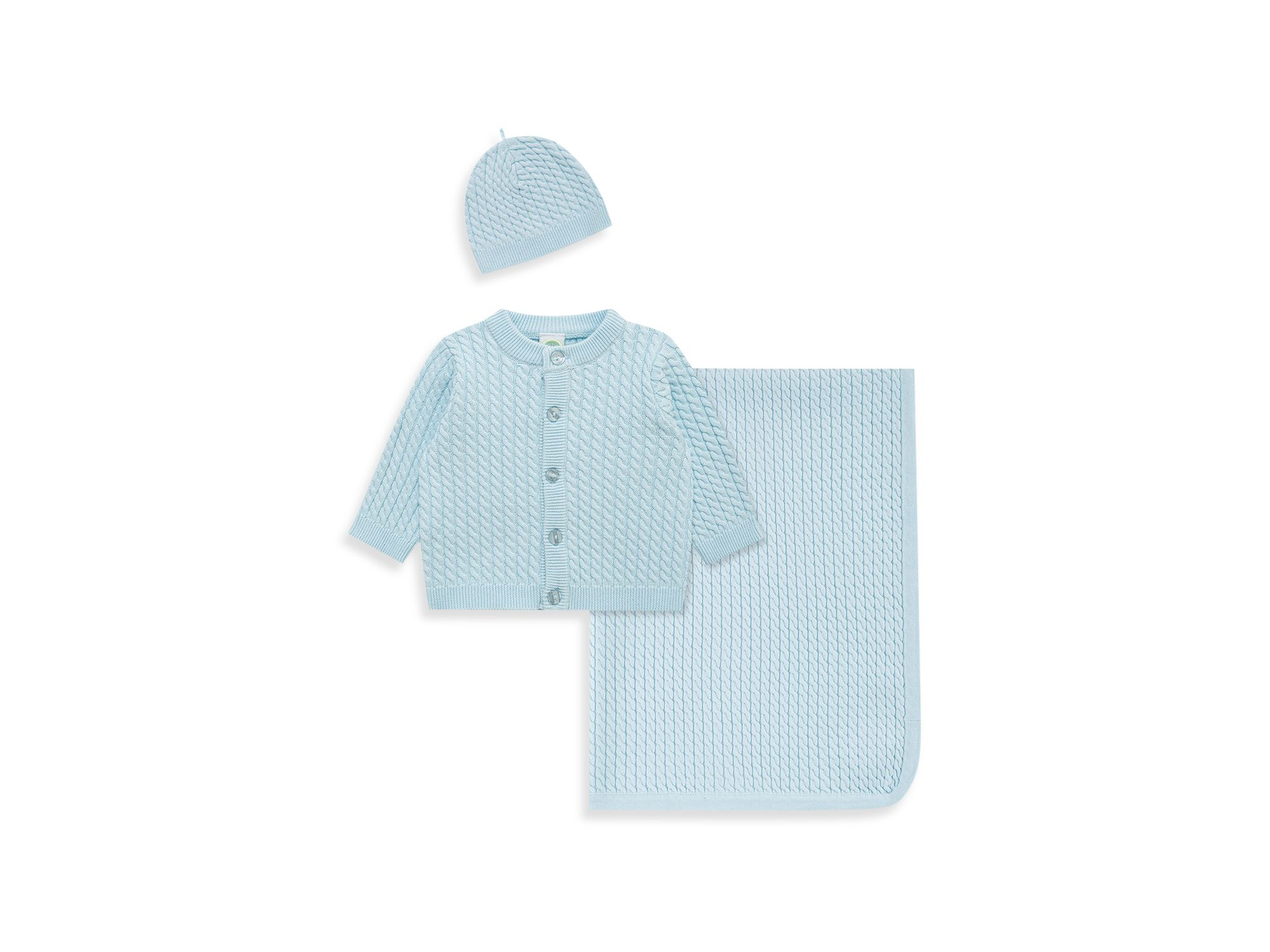 Cable Sweater, Hat & Blanket Gift Box - Baby — Image 5