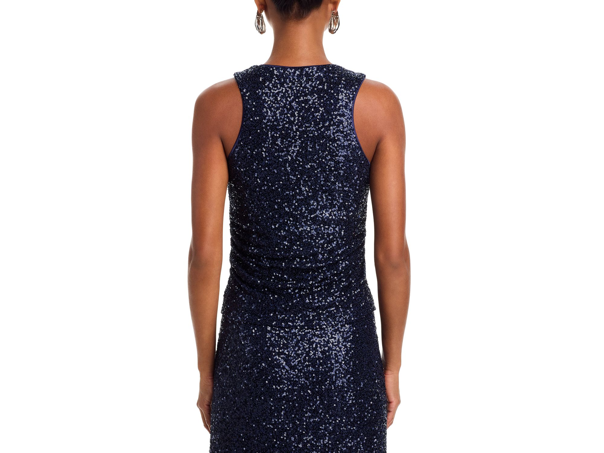 Sequin Ruched Tank - Exclusive — Image 3