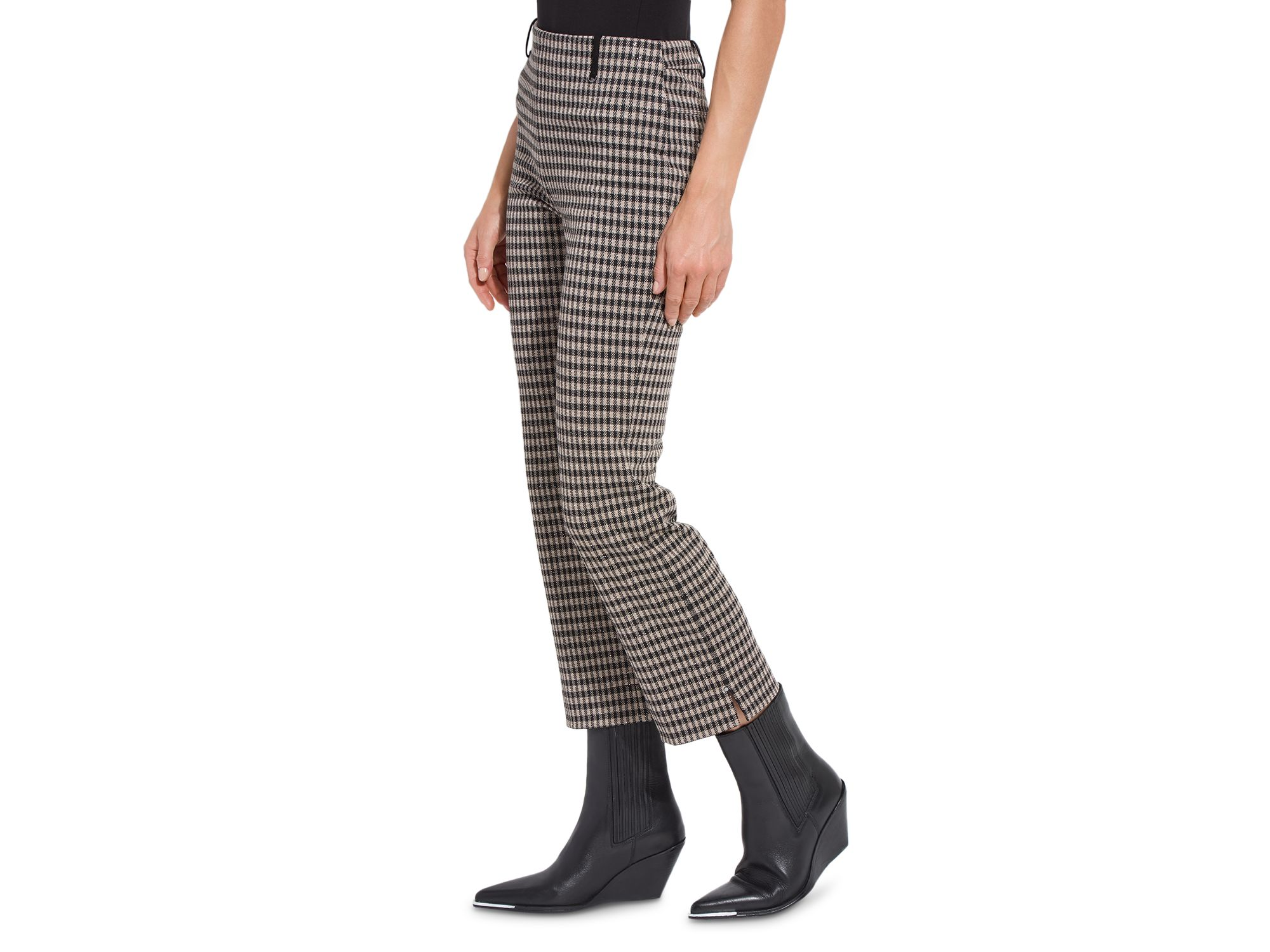 Colleen Metallic Ankle Pants — Image 4