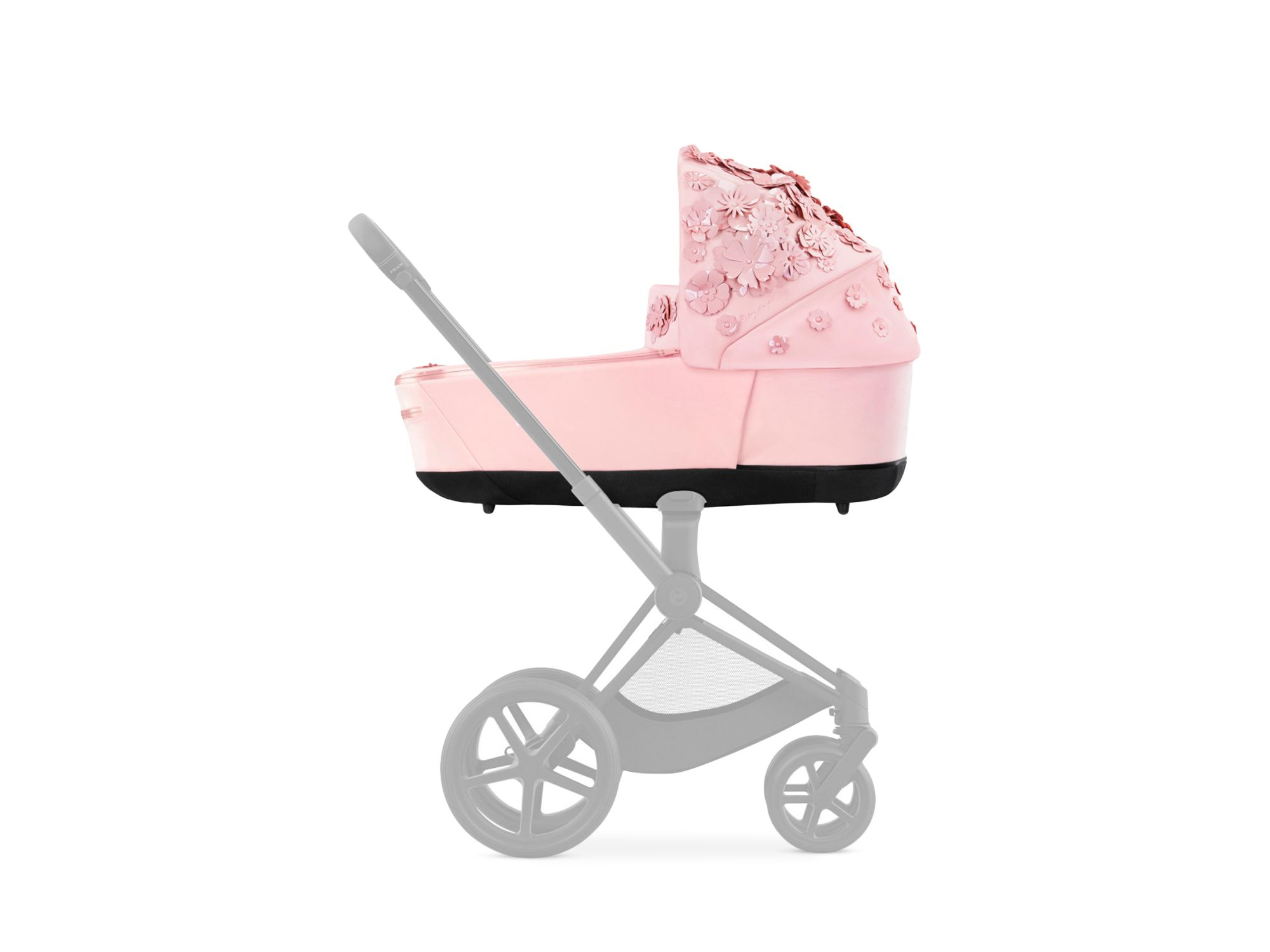 PRIAM 4/e-PRIAM 2 Lux Carry Cot - Simply Flowers — Image 3