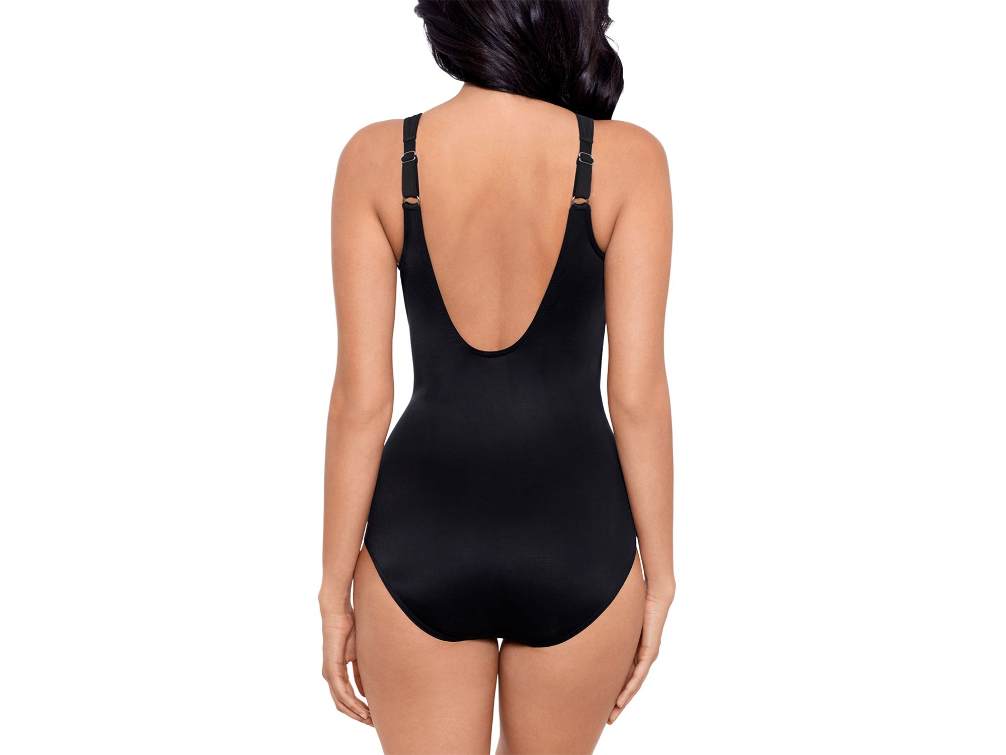 Solid Oceanus One Piece Swimsuit — Image 3