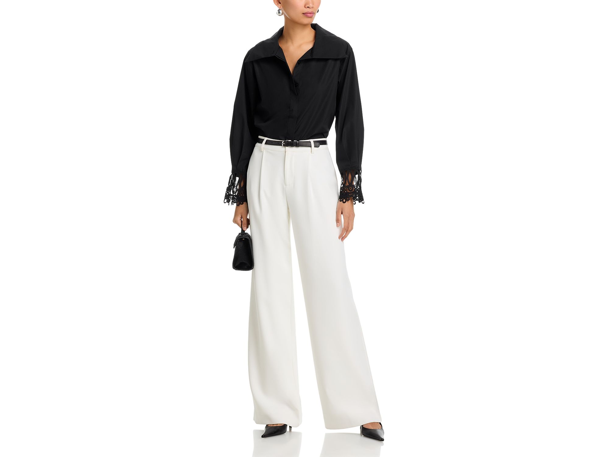Lace Sleeve Shirt — Image 4