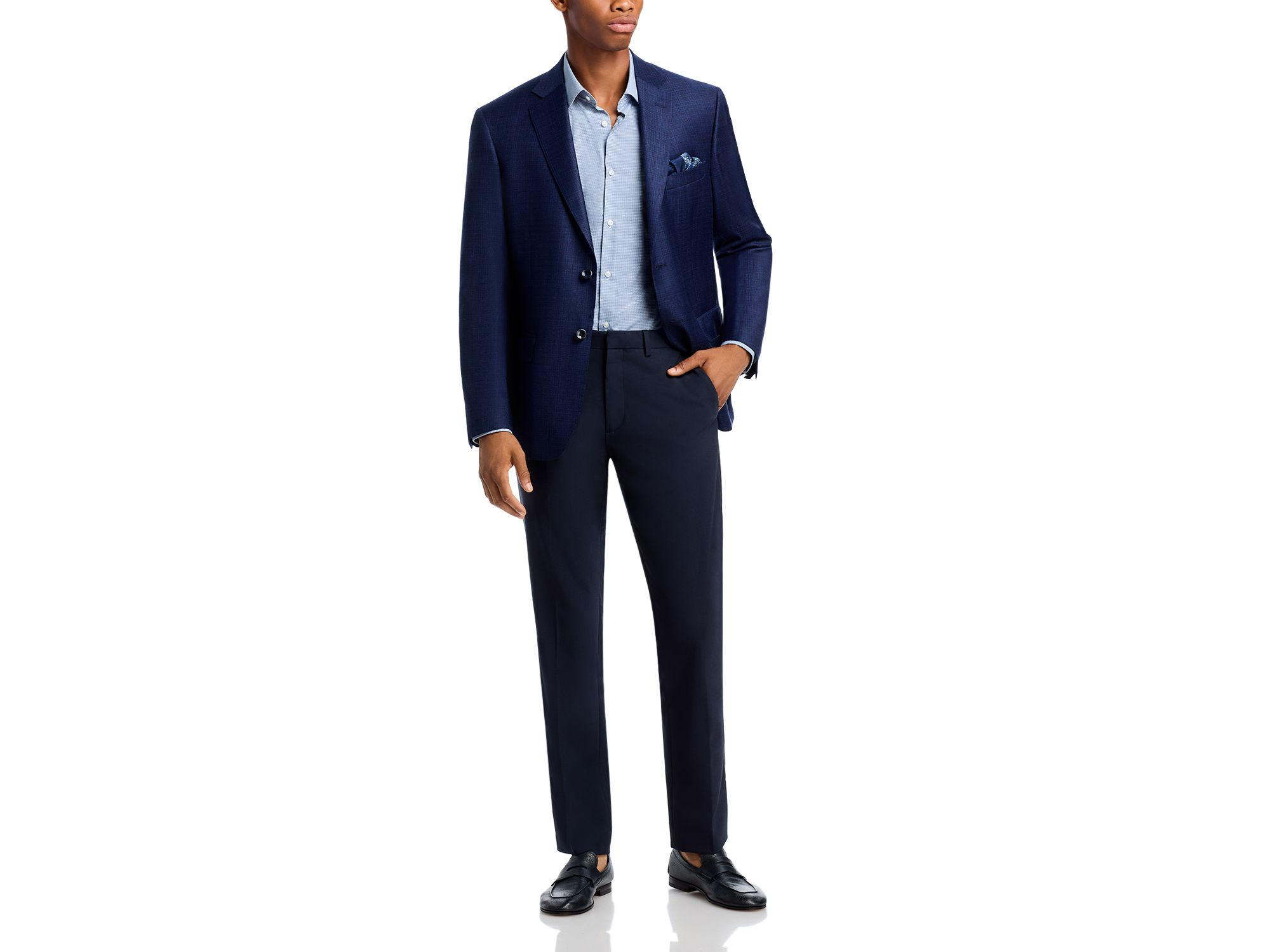 Textured Weave Regular Fit Sport Coat - Exclusive — Image 7