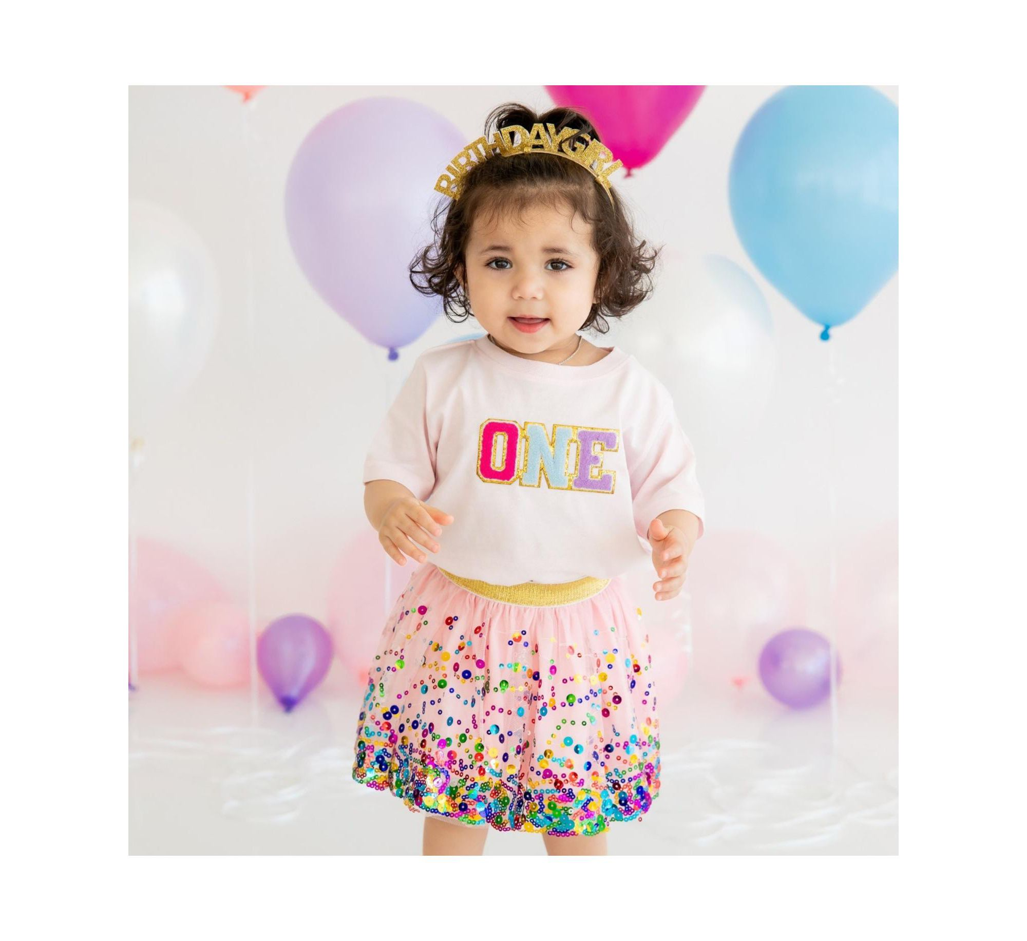 Girls' Pink Confetti Tutu - Little Kid, Big Kid — Image 5