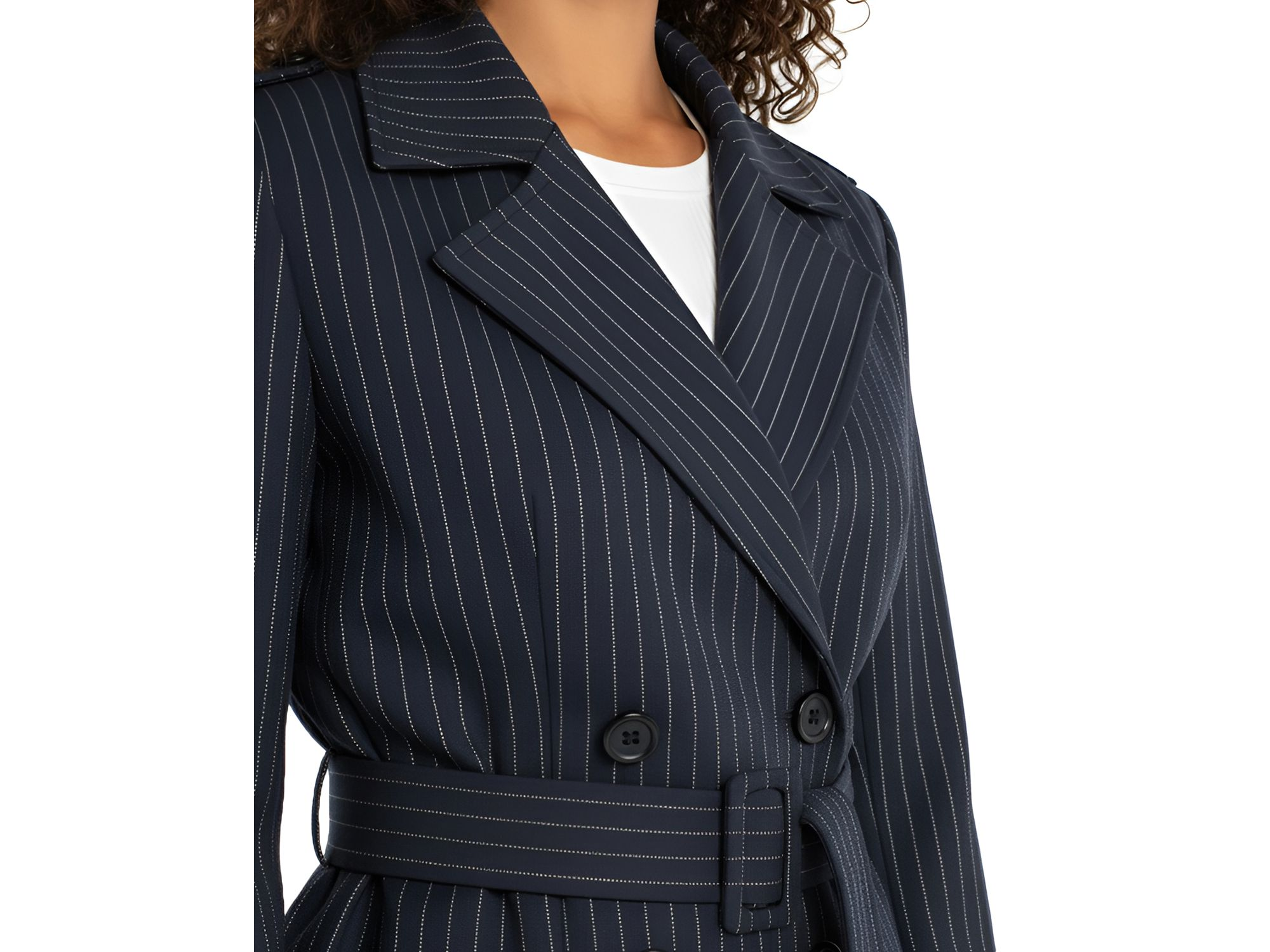 Cropped Trench Jacket — Image 3