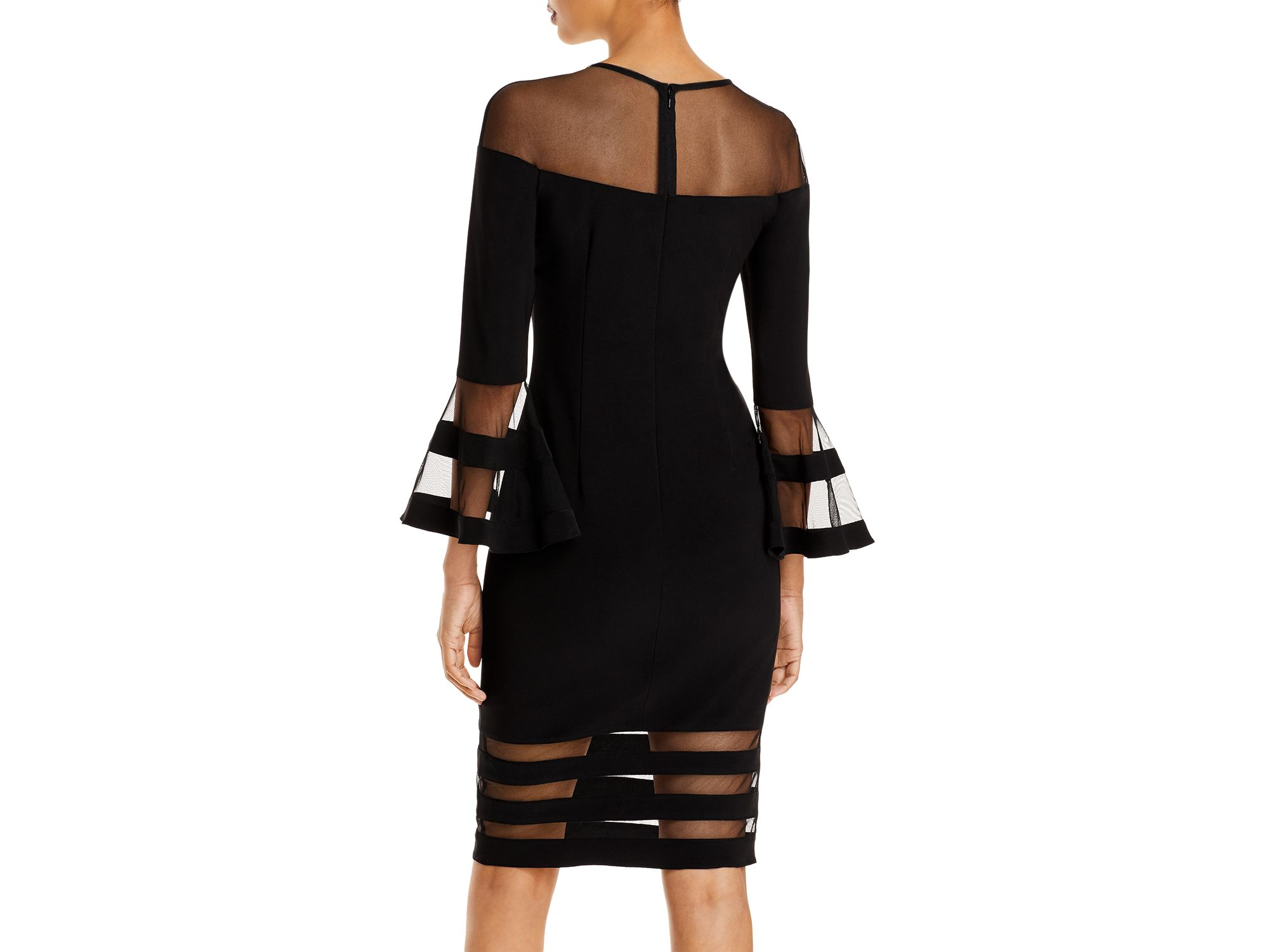 Bell-Sleeve Illusion Dress - Exclusive — Image 4