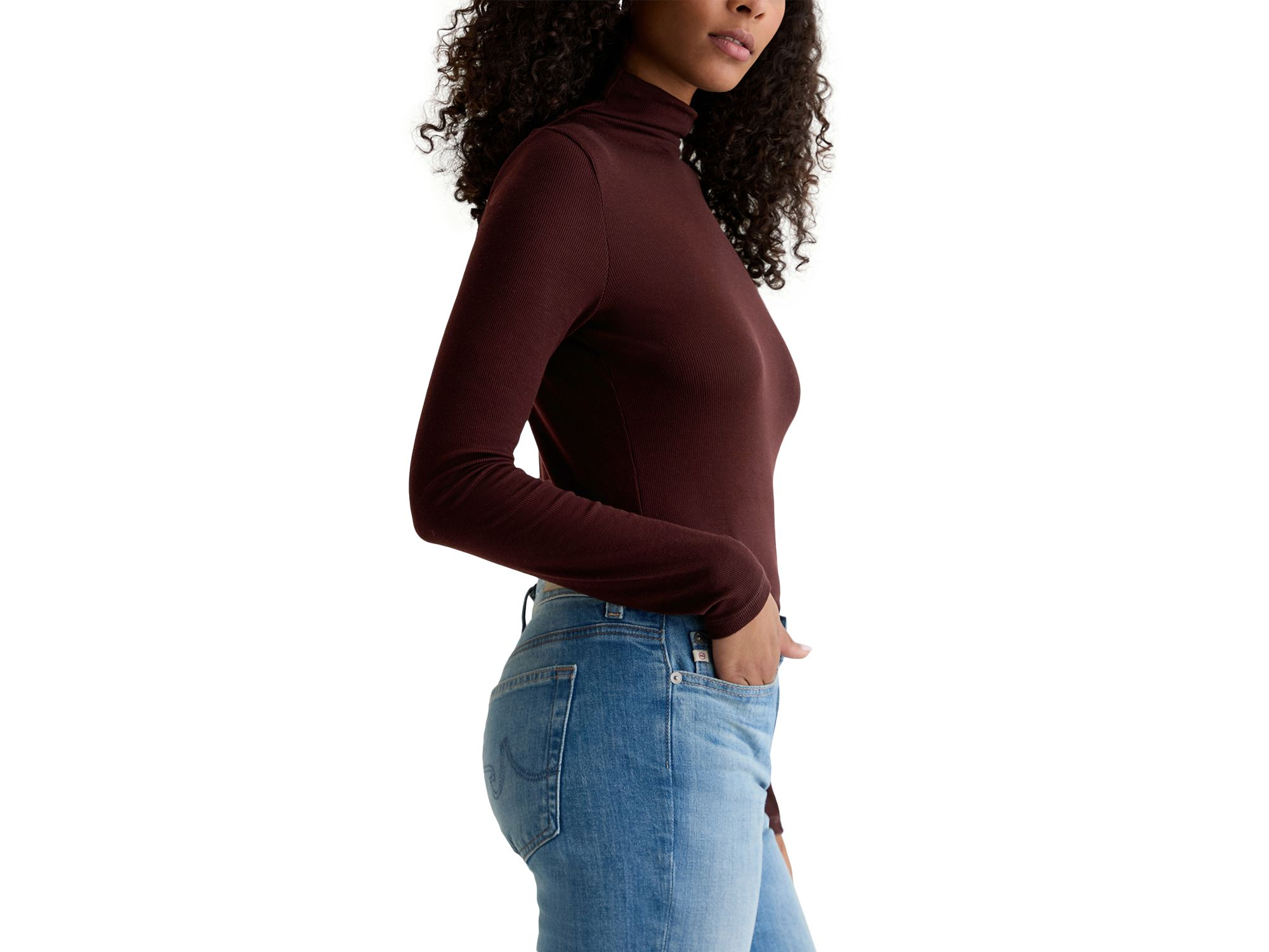 The Chels Long Sleeve Ribbed Turtleneck — Image 5