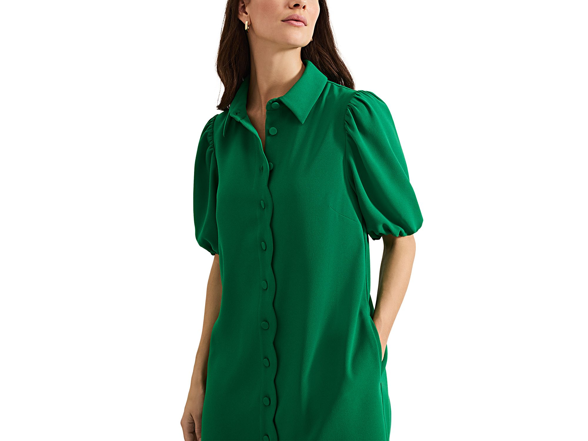 Candice Puffed Sleeve Dress — Image 4