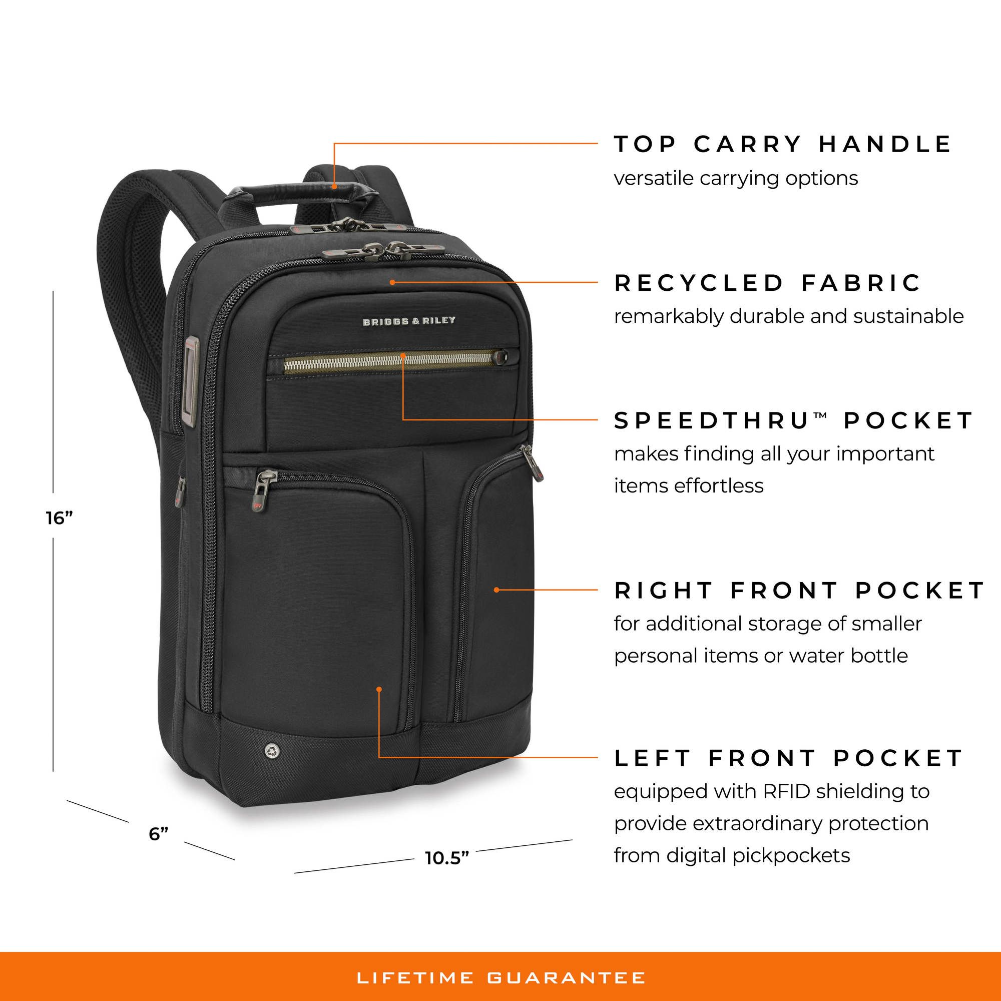 HTA Slim Expandable Backpack — Image 10