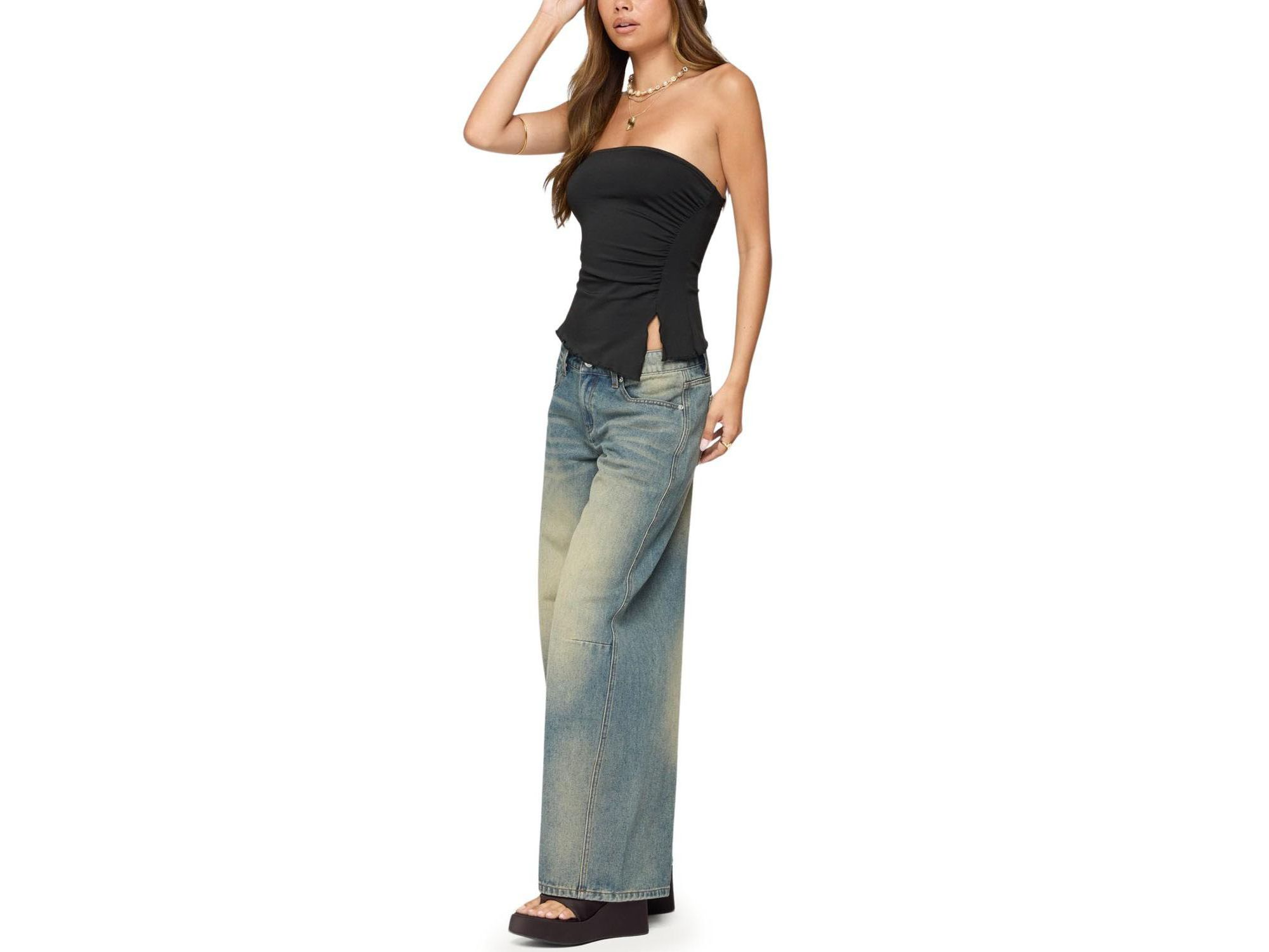 Belinda Asymmetric Tube Top — Image 3