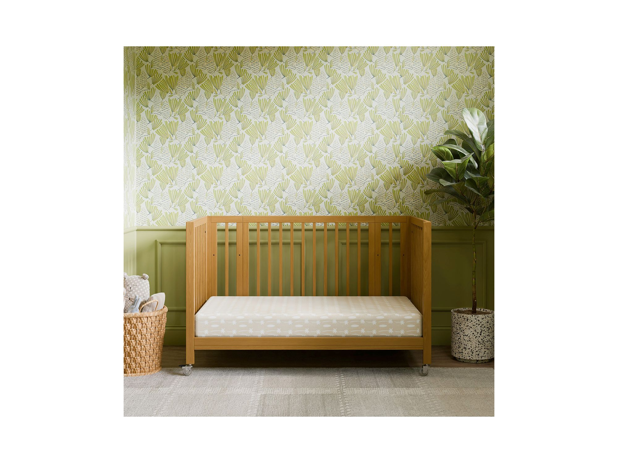 Rolli 9 in 1 Convertible All Stages® Crib with Bassinet & Toddler Bed Conversion Kits — Image 4