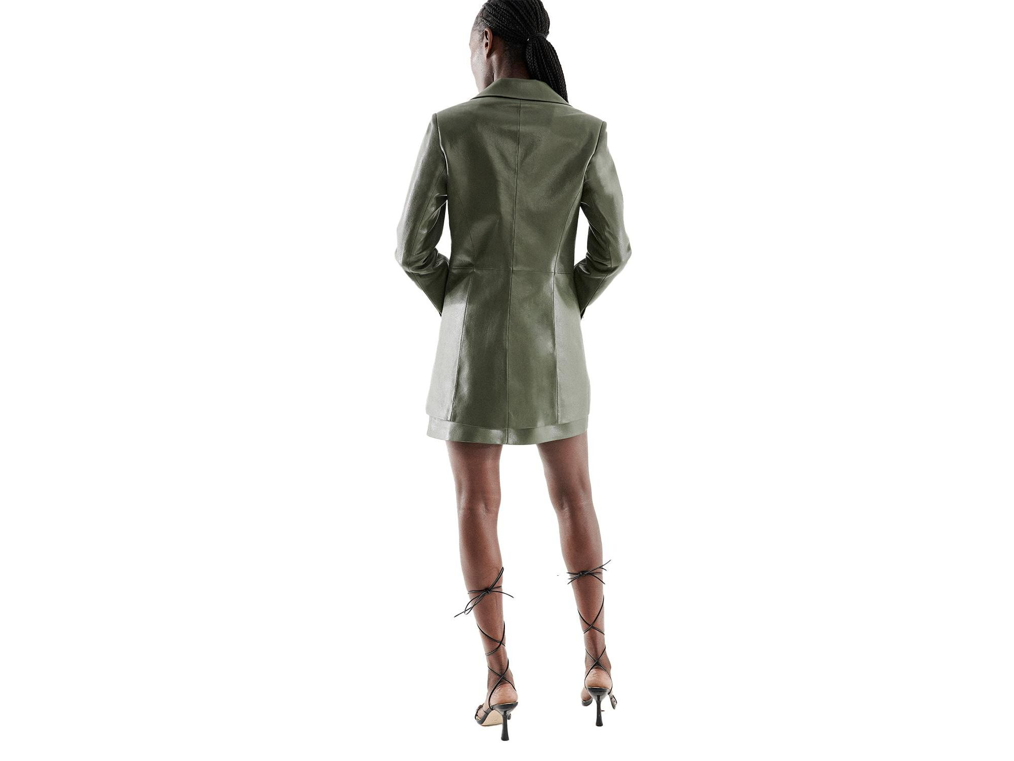 Dallas Recycled Leather Blazer — Image 3