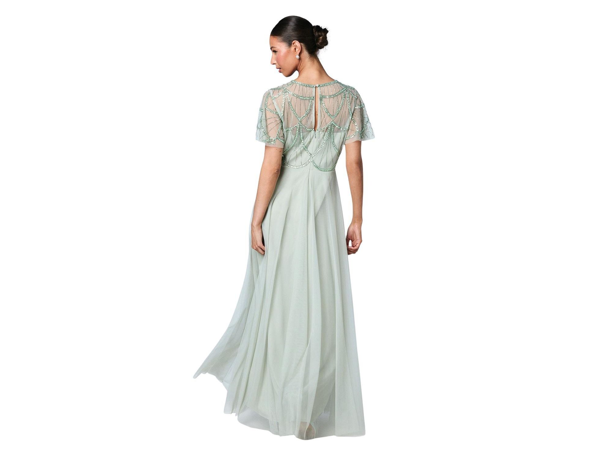 Embellished Bodice Bridesmaids Dress — Image 4