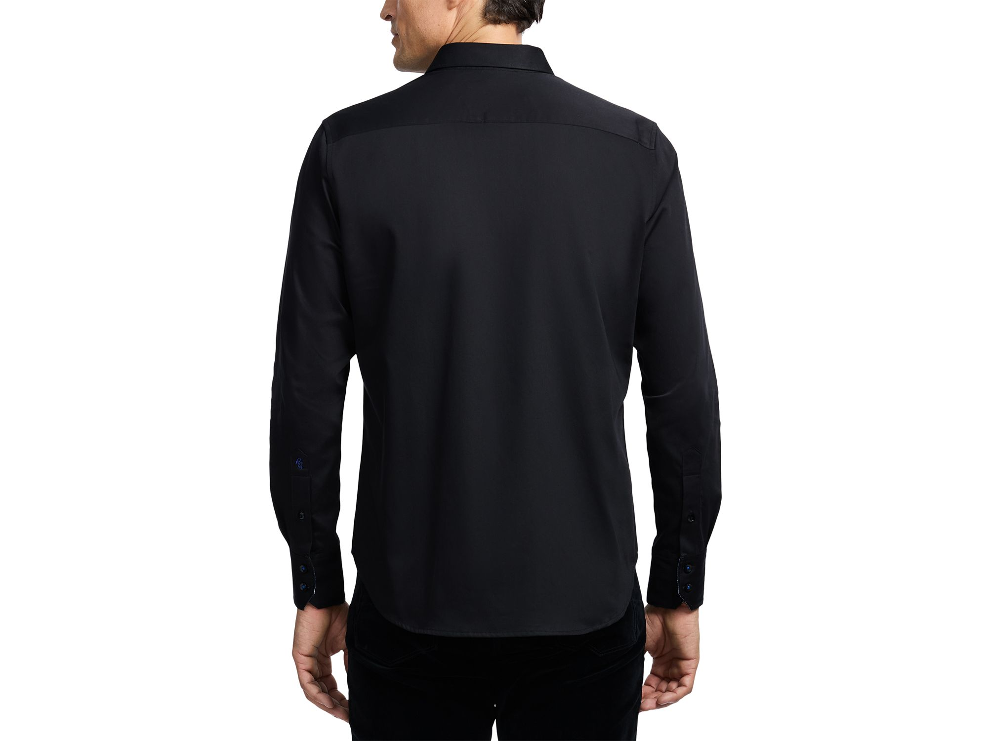 Royal Flush Printed Long Sleeve Button Front Shirt — Image 5