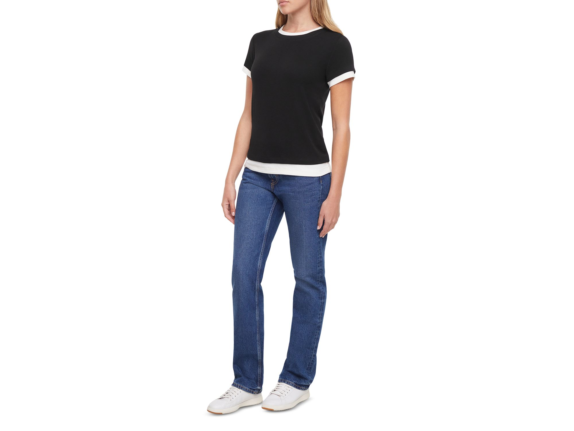 Veronica Layered Short Sleeve Tee — Image 6