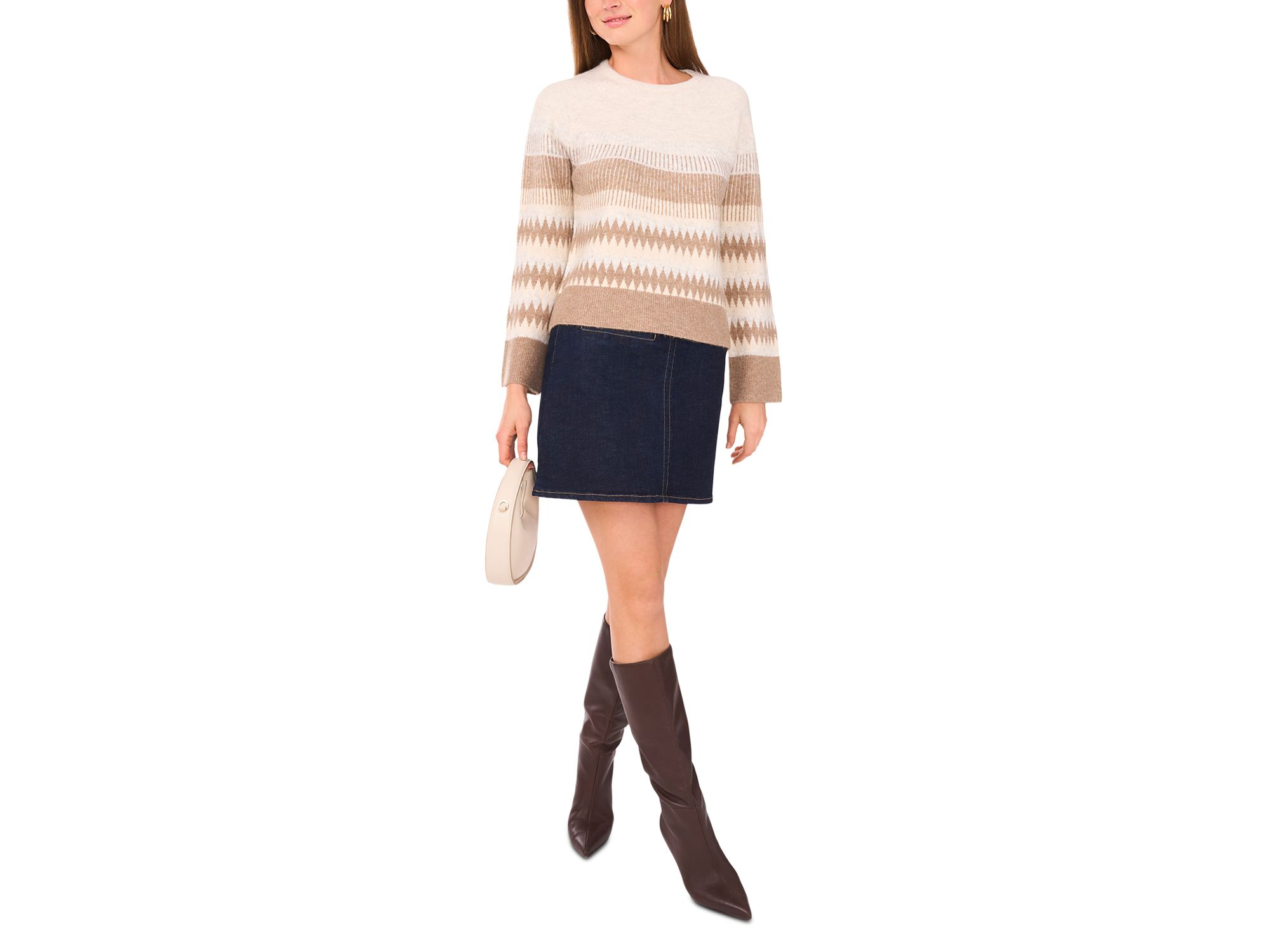 Fair Isle Crewneck Sweater — Image 5