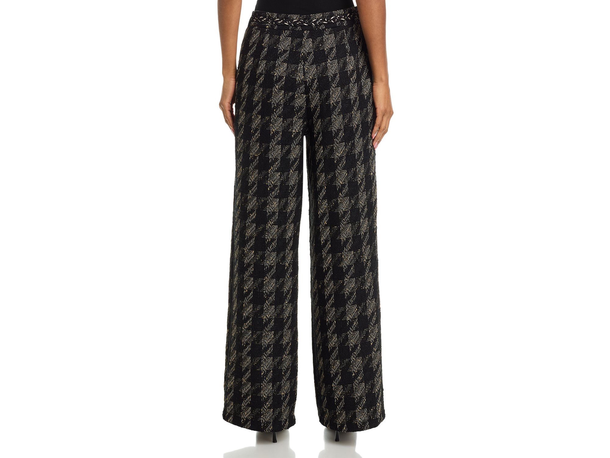 Metallic Tweed Blazer & Wide Leg Pants - Exclusive — Image 7