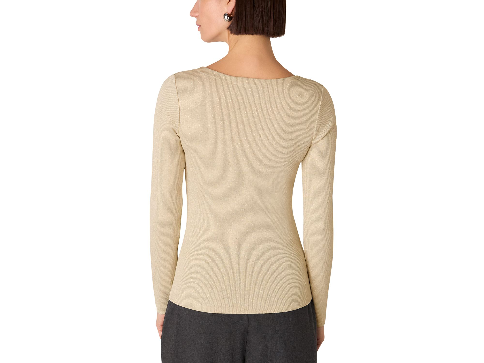 Sparkle Rib Jersey Top — Image 4