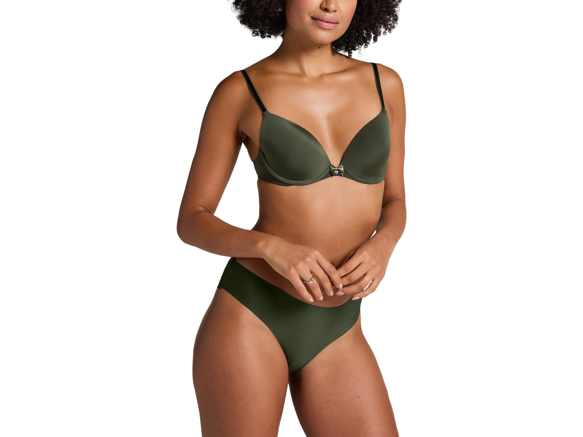 Plunge Padded Underwired Bra — Image 3