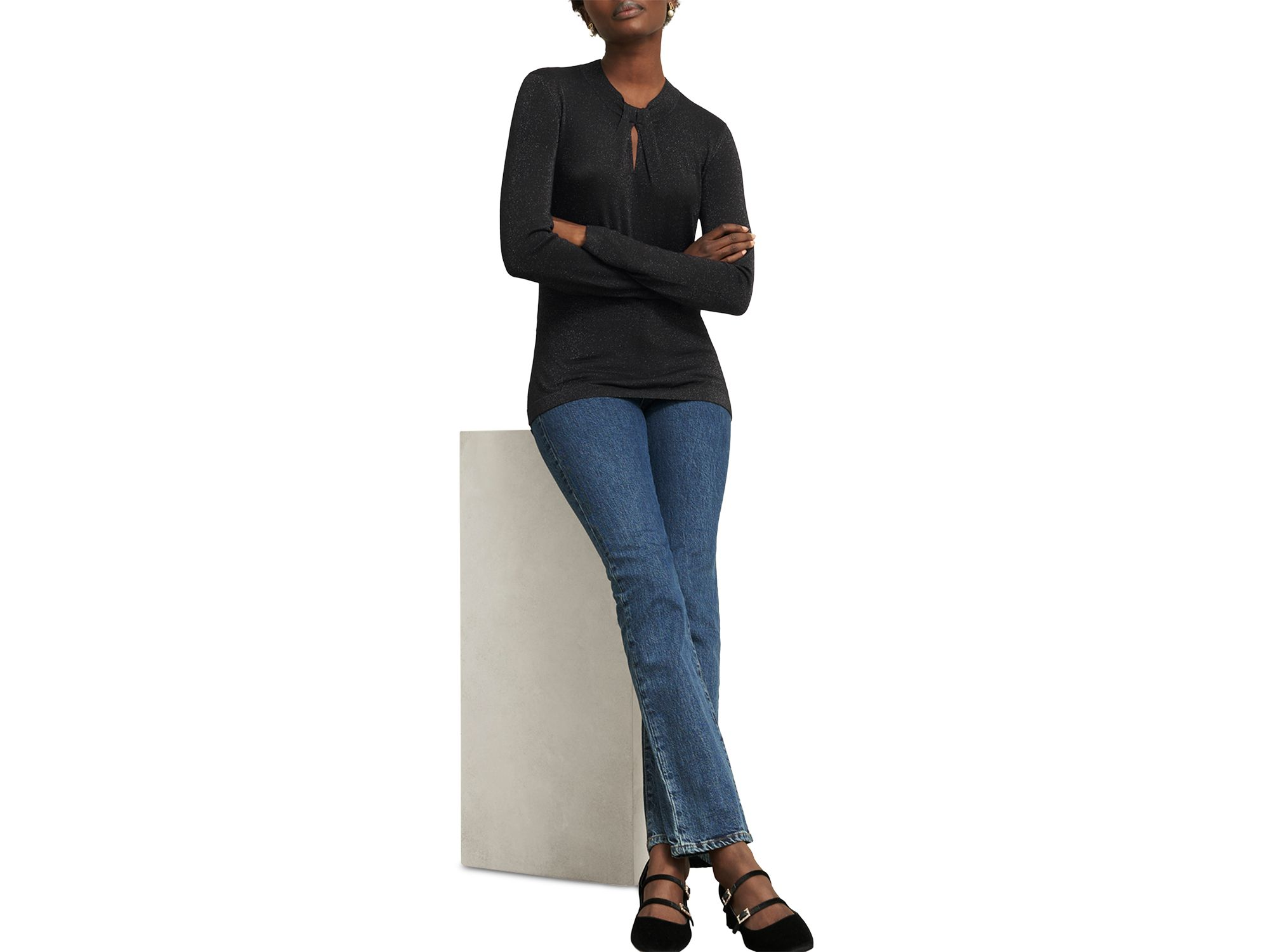 Effie Sparkle Crewneck Sweater — Image 5