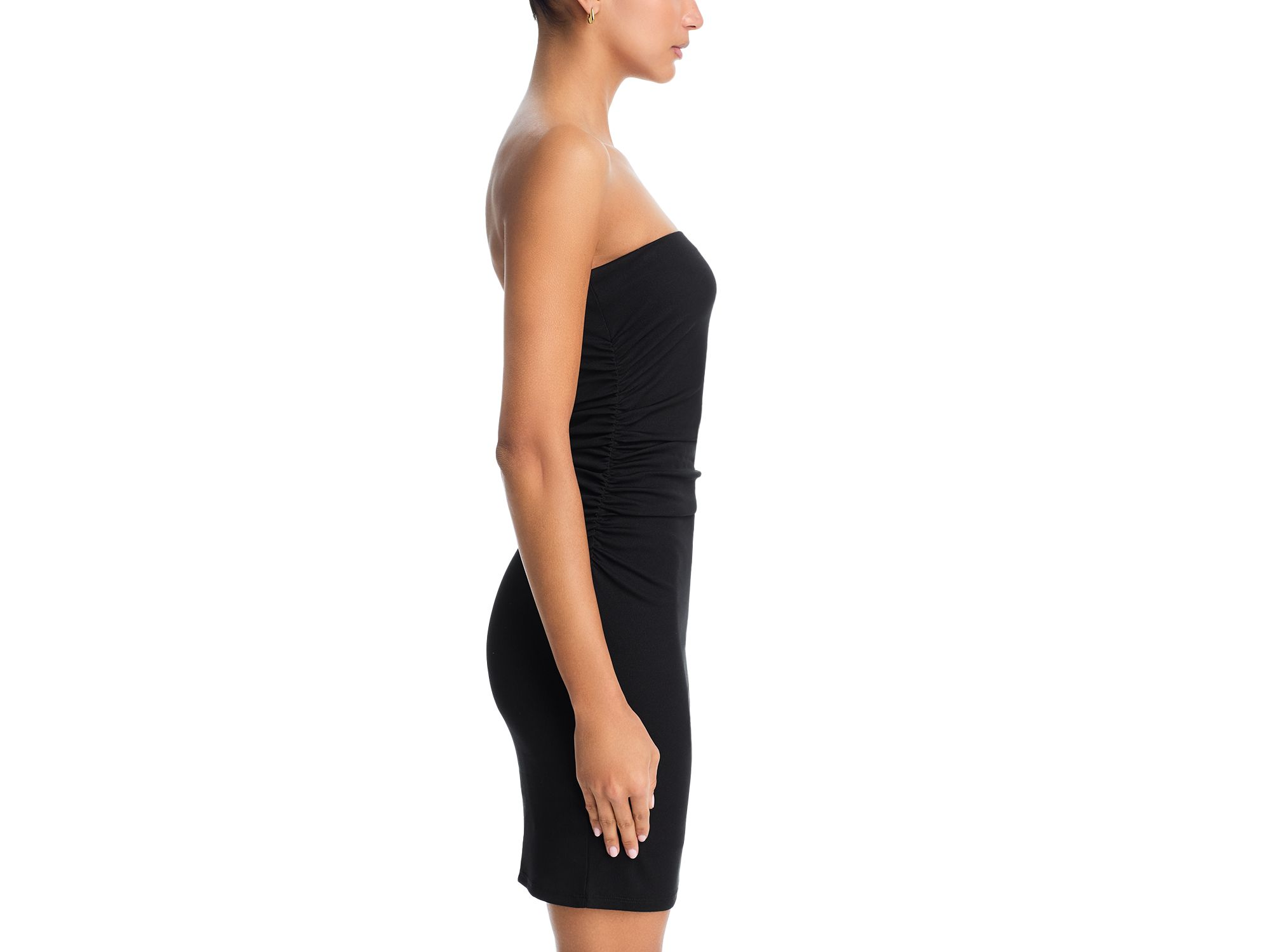 Mesh Strapless Mini Dress - Exclusive — Image 4