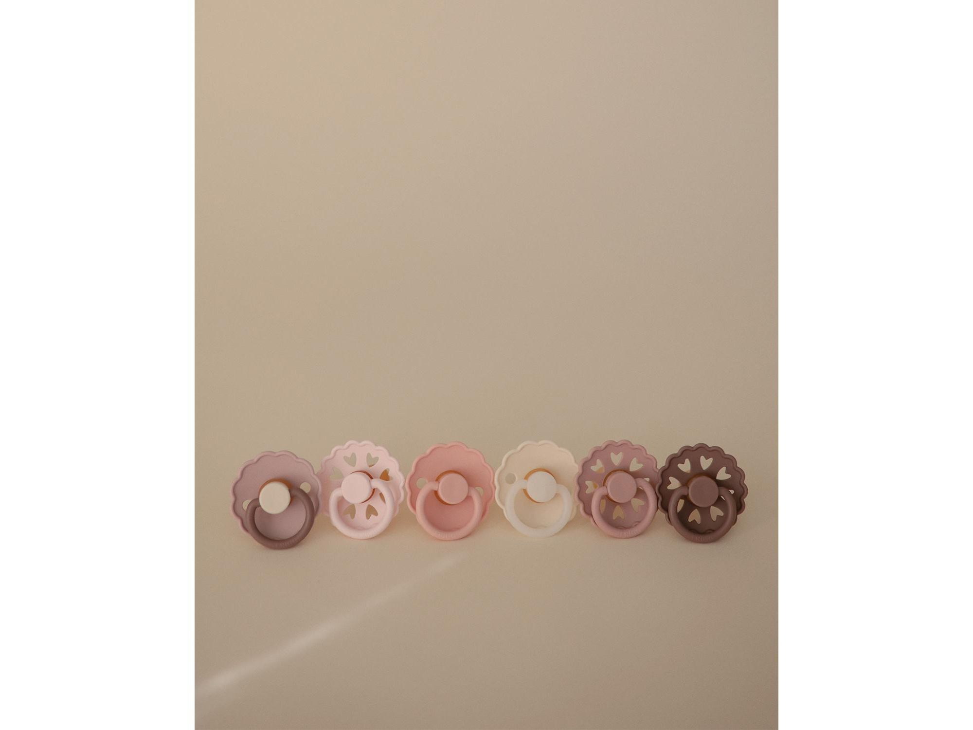 FRIGG 6-Pack Blooming Love Rubber Pacifiers- Baby — Image 3