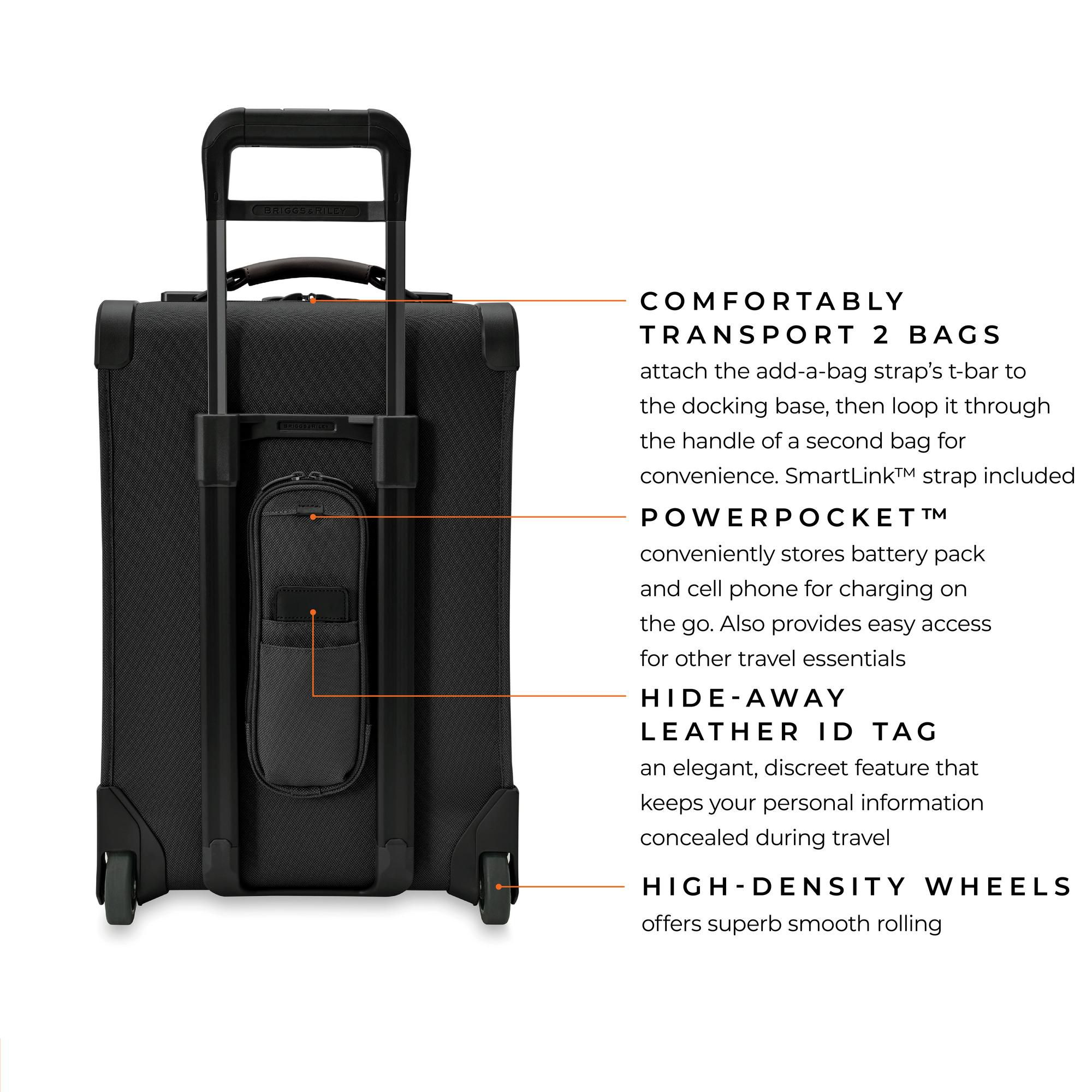 Baseline Essential 2 Wheel Carry On Suitcase — Image 5