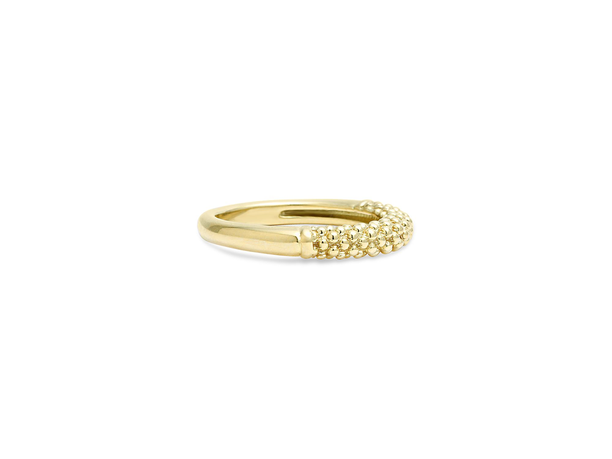 18K Gold Beaded Ring — Image 4