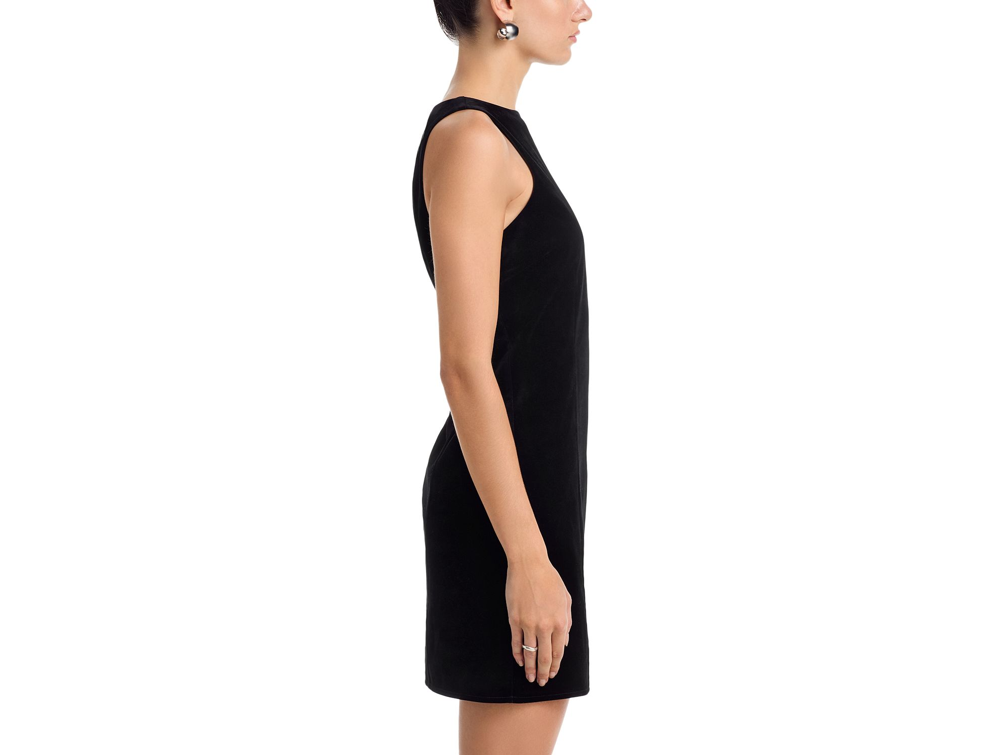 Velvet Mini Dress - Exclusive — Image 3